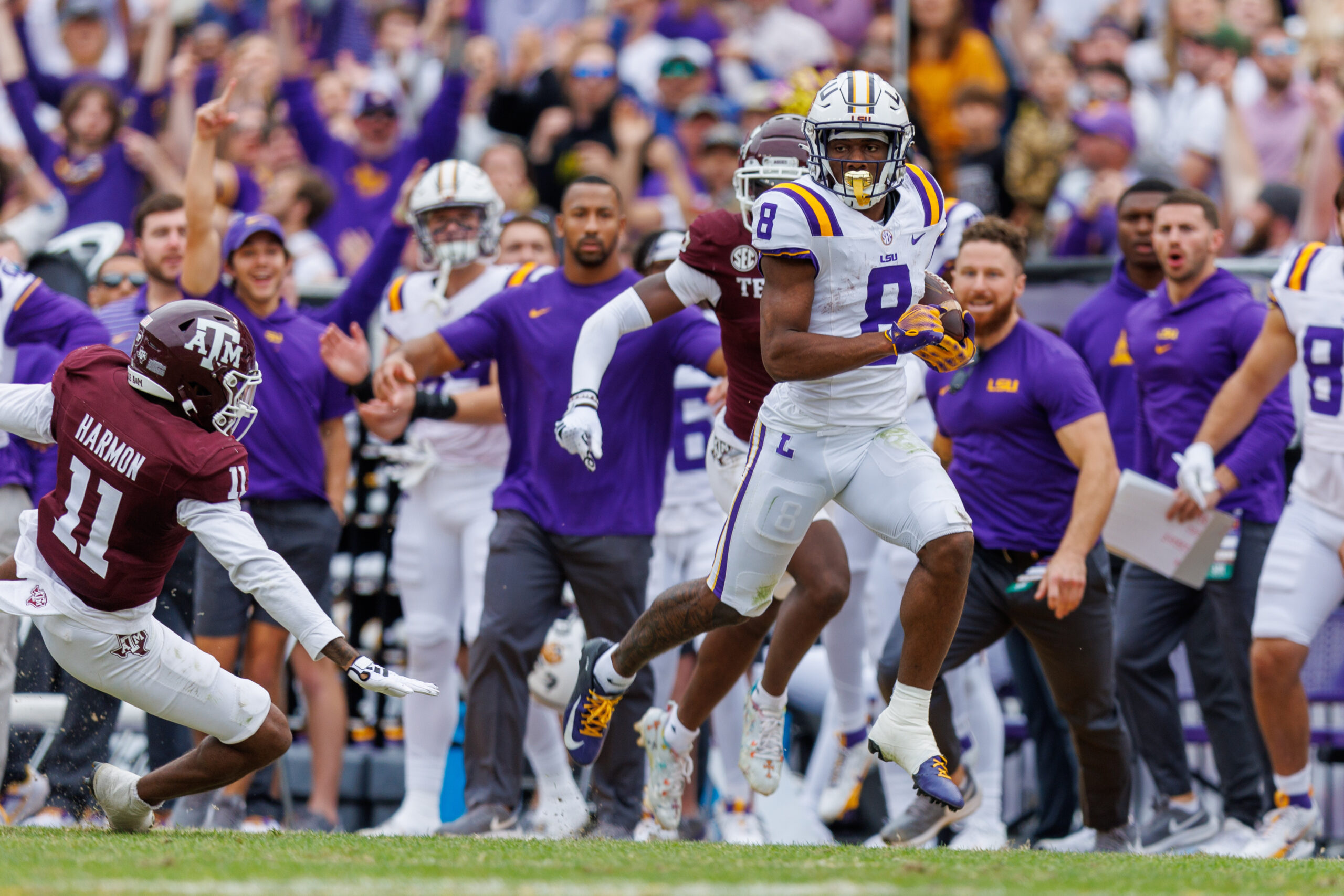 LSU wide receiver Malik Nabers