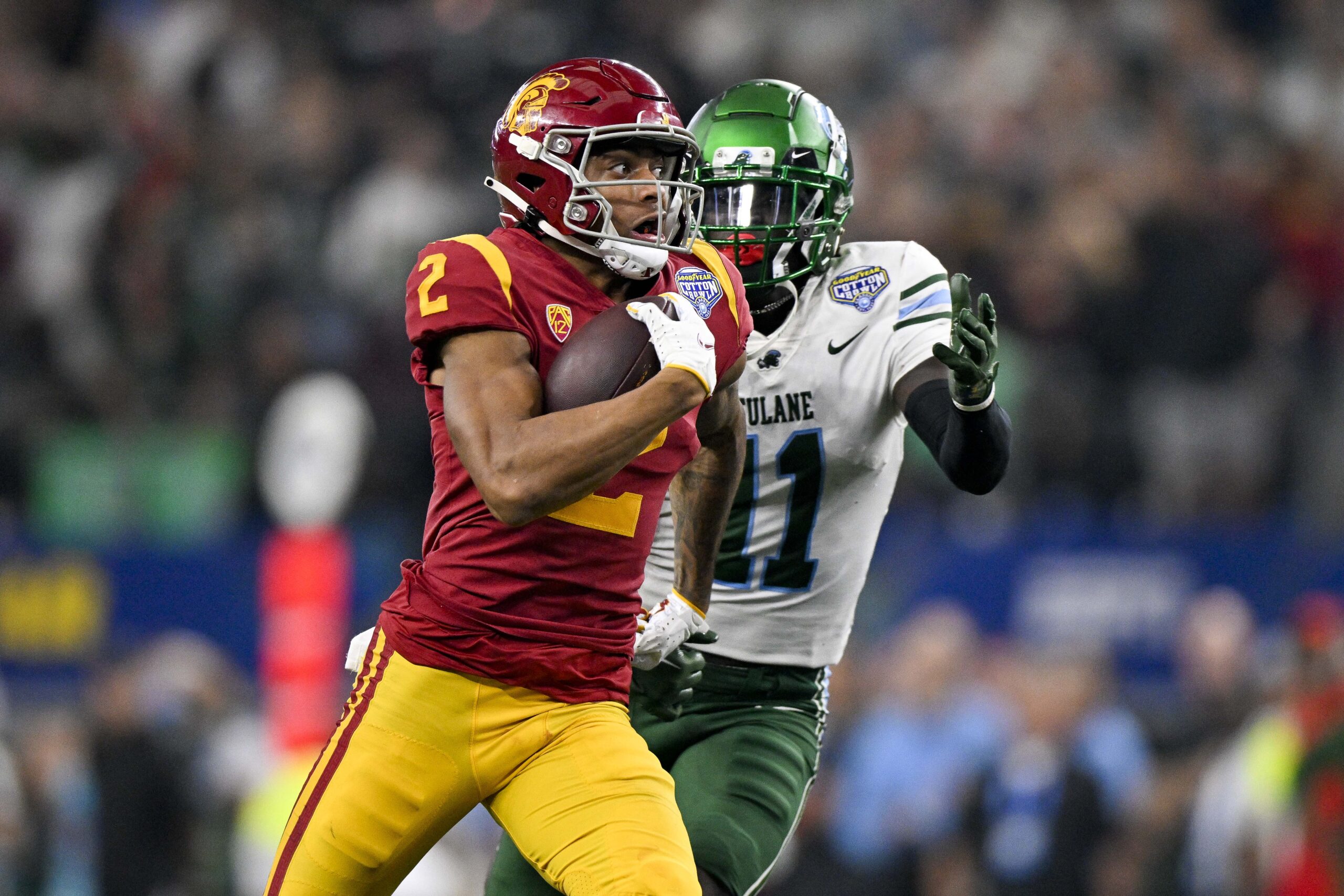USC Football: Brenden Rice Rejected 'Million Dollar Offers' to Join Trojans 6 NCAA Football: Cotton Bowl-Tulane at Southern California