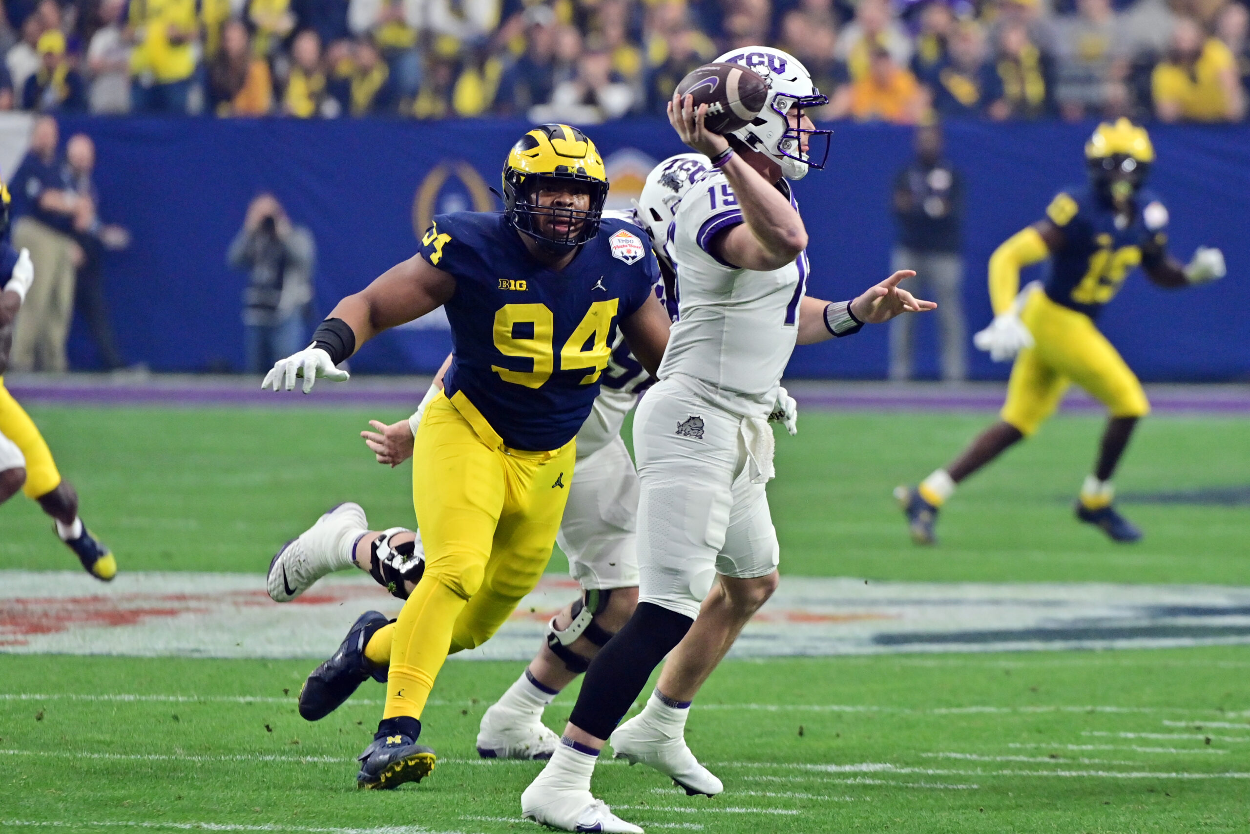 Should the Los Angeles Chargers Replace Morgan Fox with a Rookie? 4 NCAA Football: Fiesta Bowl-Texas Christian at Michigan