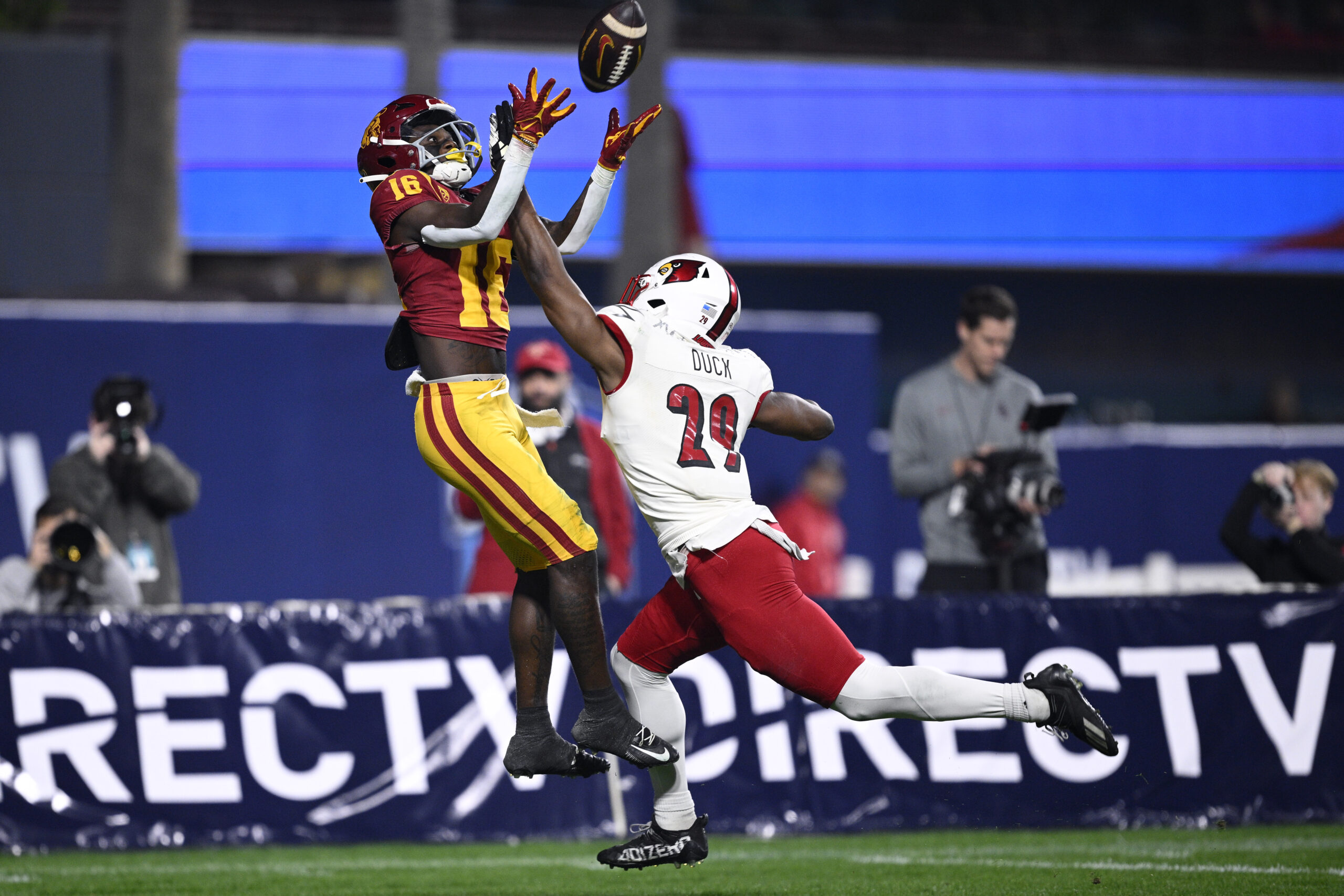 NCAA Football: Holiday Bowl-Louisville at Southern California