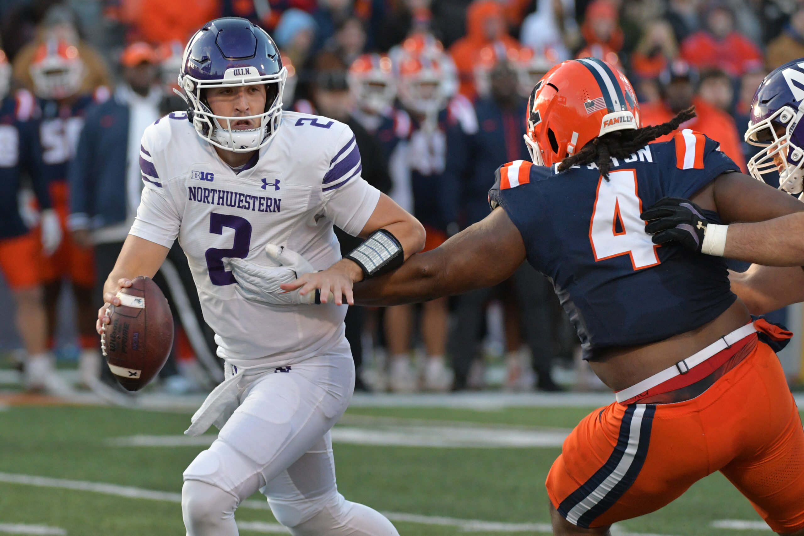 NCAA Football: Northwestern at Illinois