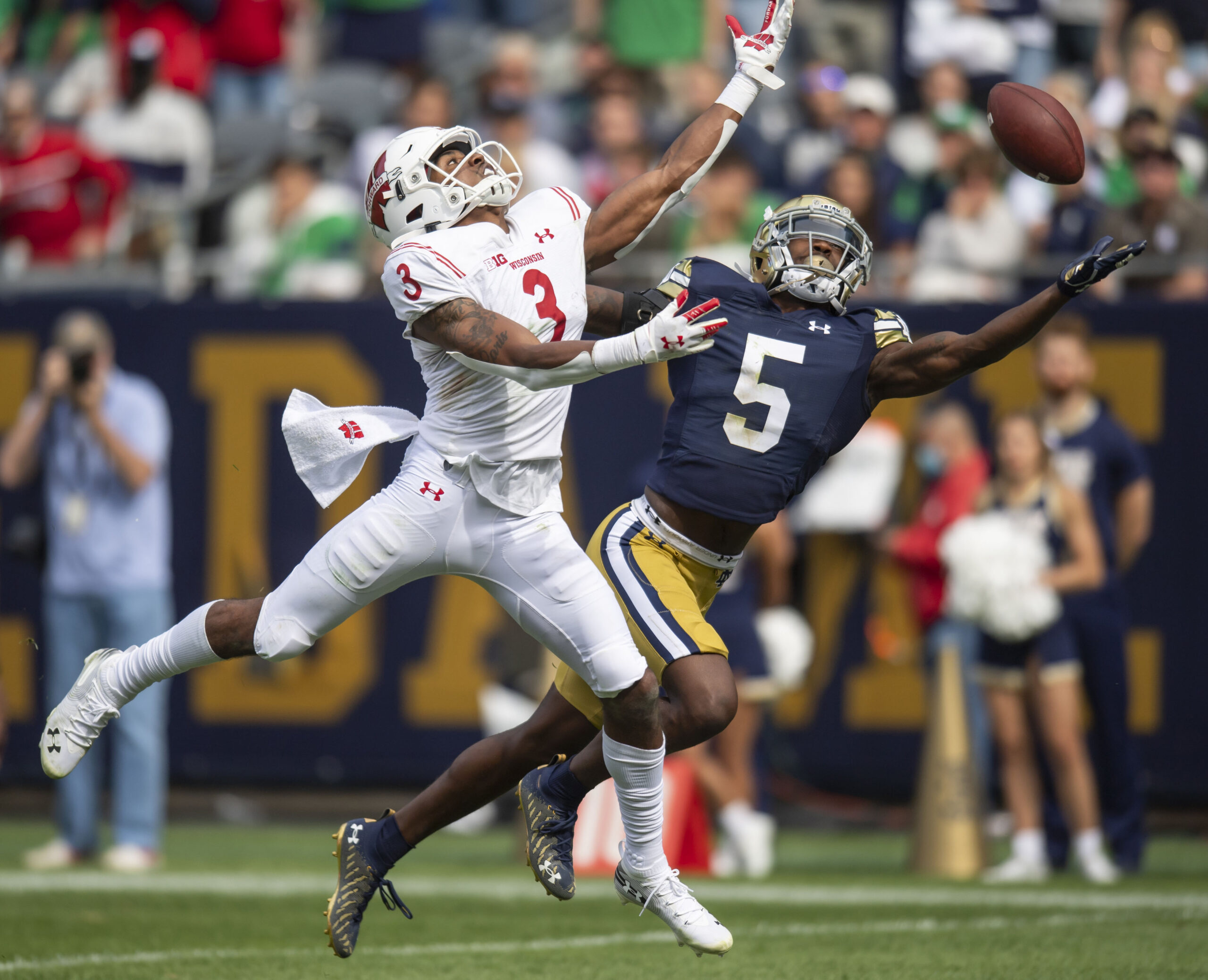 NCAA Football: Notre Dame at Wisconsin