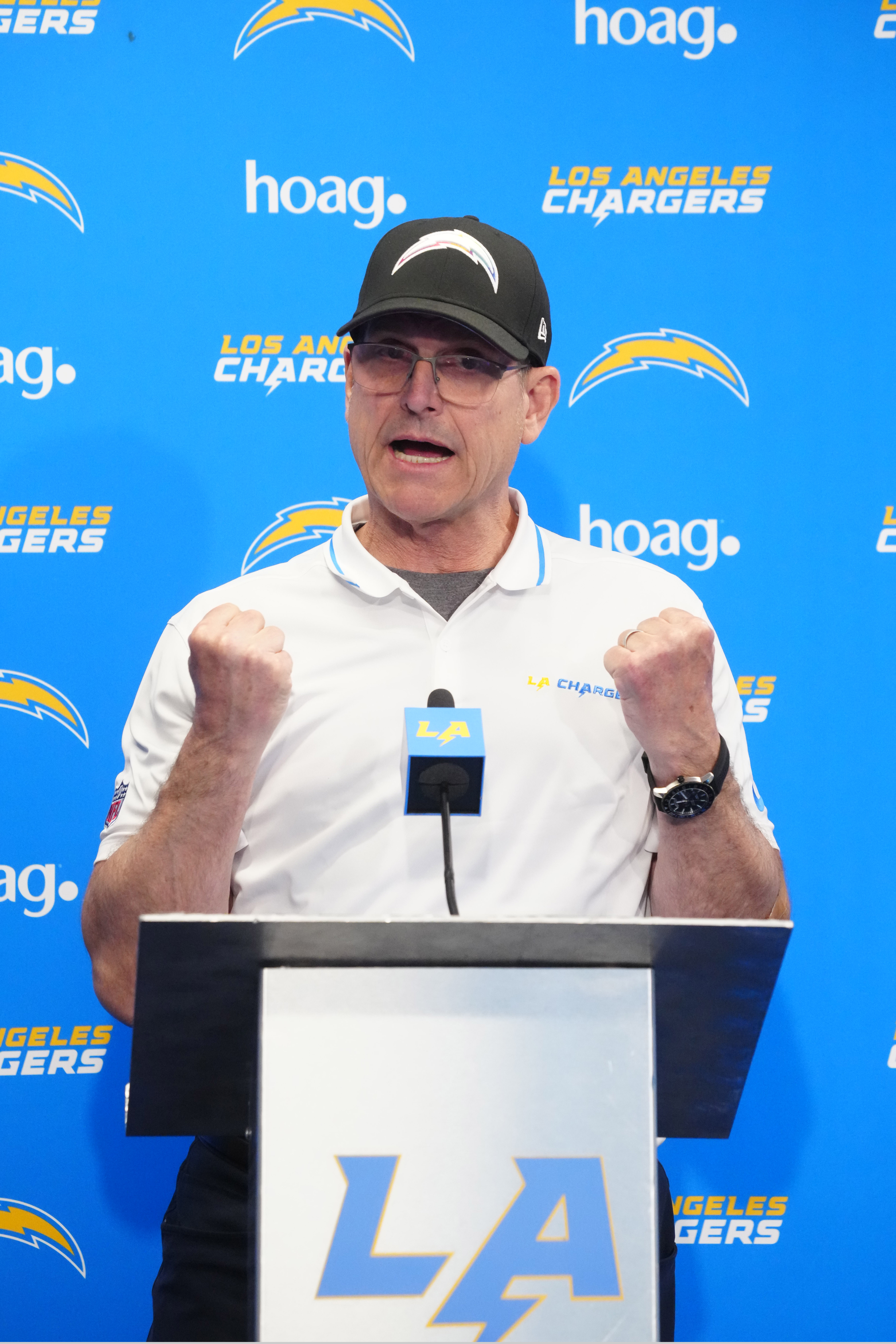 NFL: Jim Harbaugh Los Angeles Chargers Offseason Workouts 