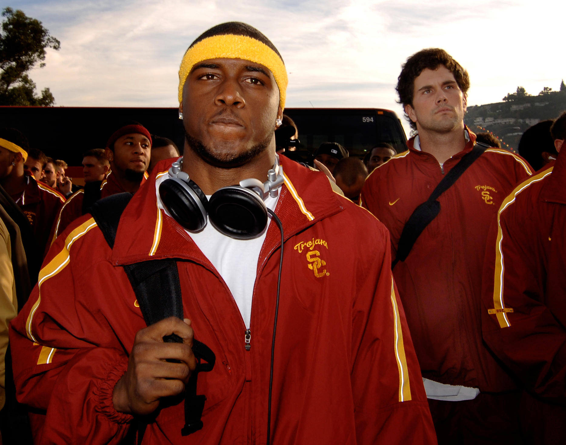 USC Trojans Reggie Bush declares for the 2006 NFL Draft