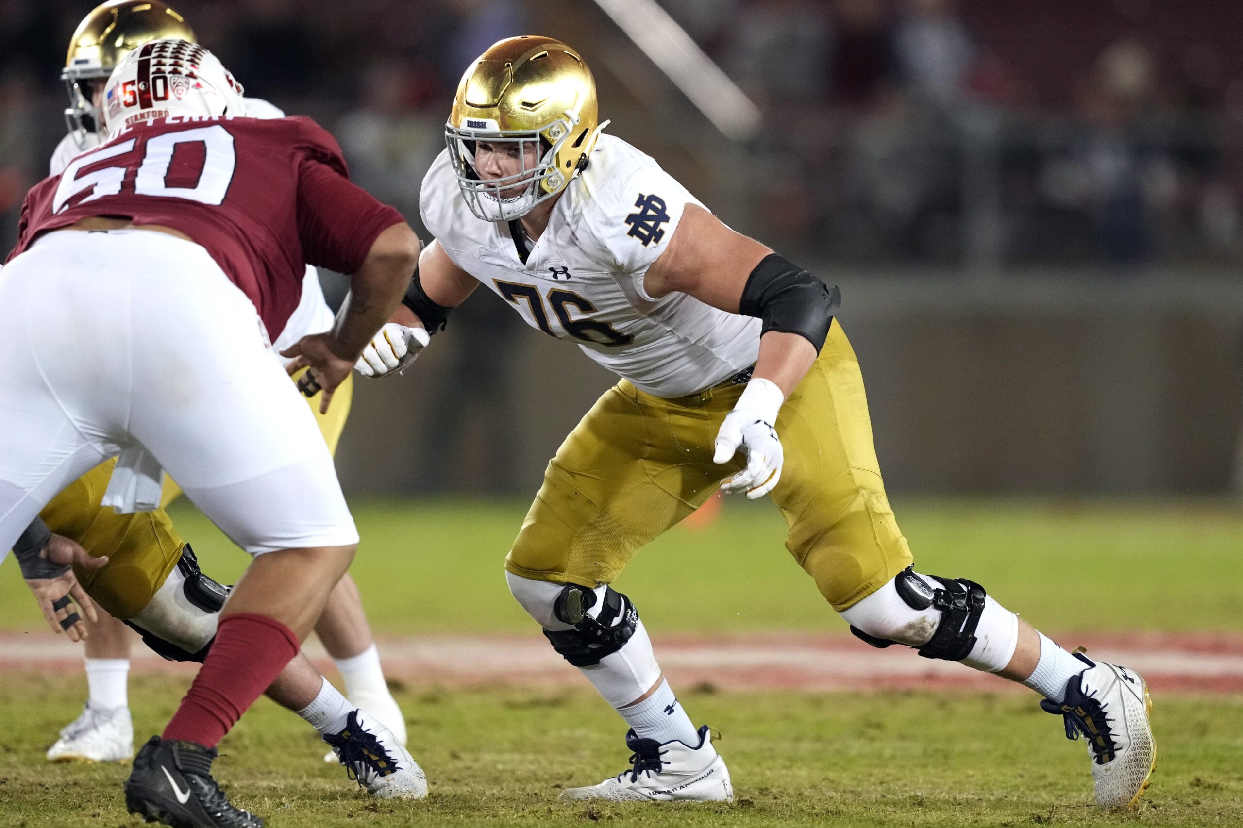 Los Angeles Chargers Smitten with Joe Alt: Team Rejected "Great Offer" to Stay at Pick 5, Says GM 4 NCAA Football: Notre Dame at Stanford