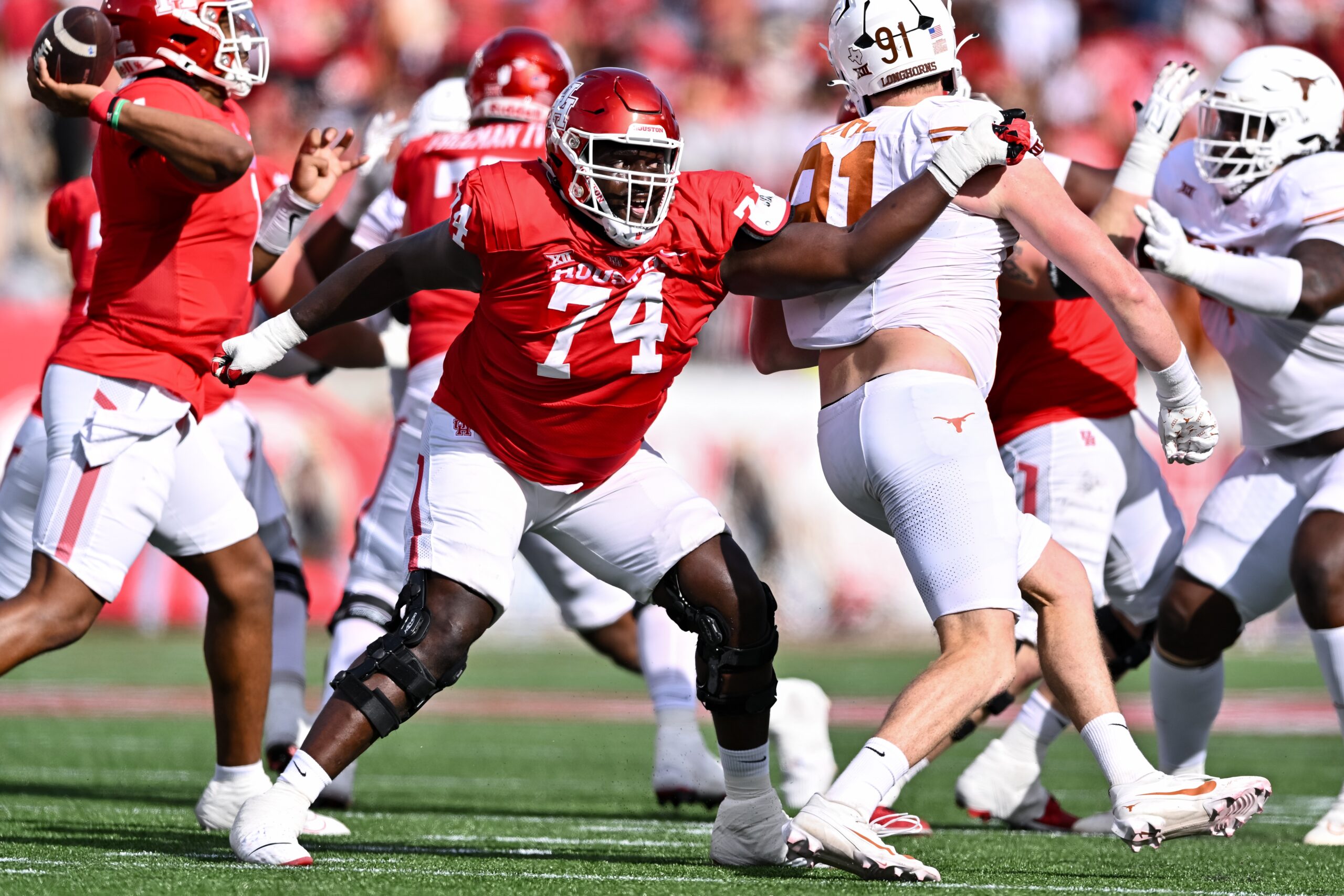 UCLA Football Star Laden Coaching Staff Biggest Reason Bruins Landed 4-Star Offensive Tackle: "They're guys who want to win, who want to change the perception of UCLA" 3 NCAA Football: Texas at Houston