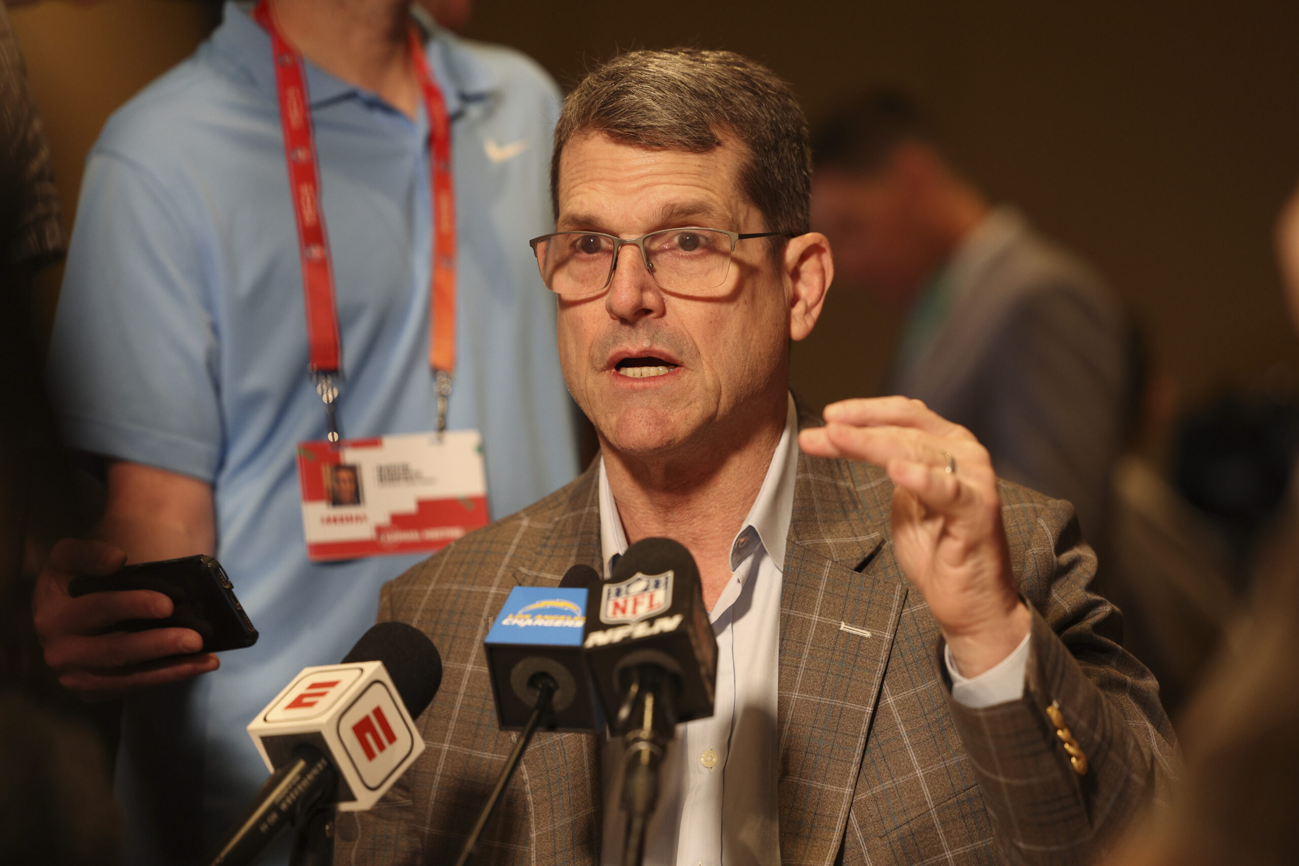 Merging Onto The Freeway Jim Harbaugh Preps 2024 Chargers Rookies For