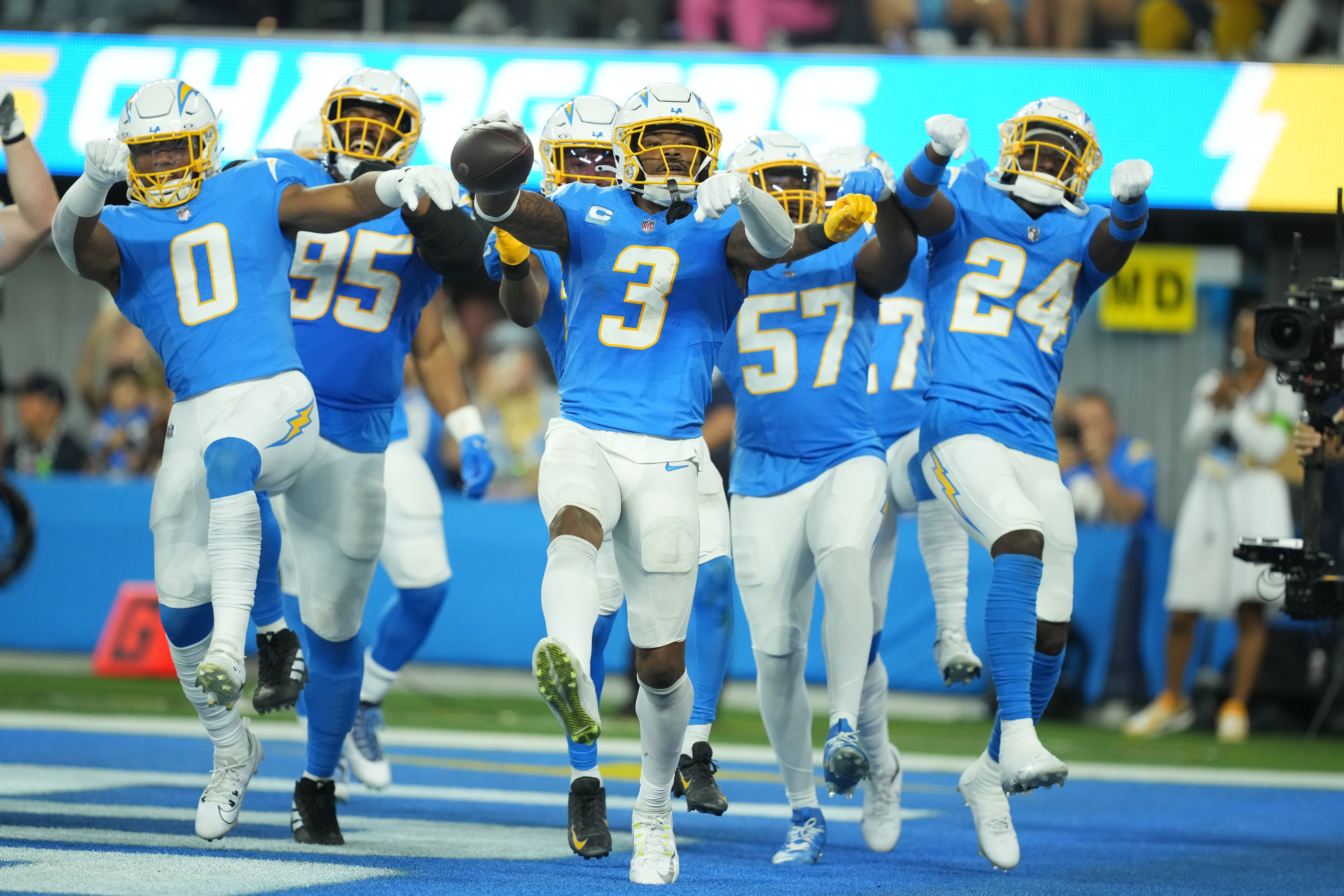 Los Angeles Chargers Focus on Utilizing Derwin James Effectively in 2024. Step One, Clone Him 3 NFL: Chicago Bears at Los Angeles Chargers