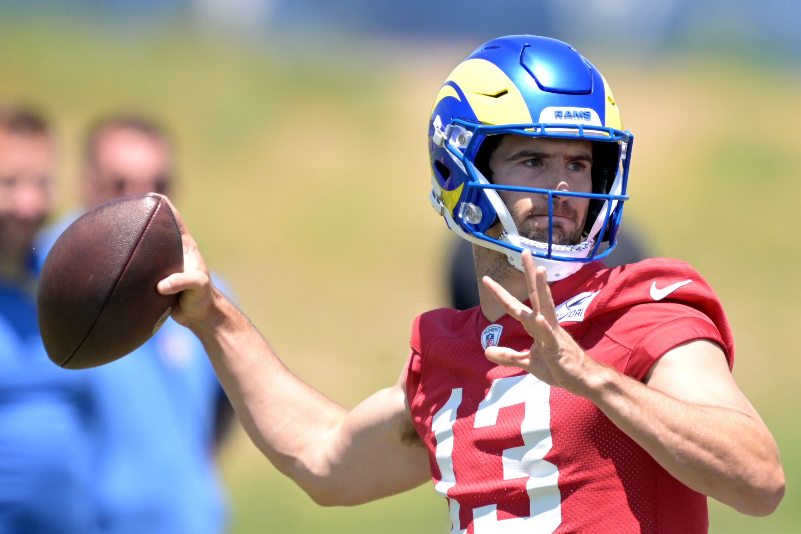 Los Angeles Rams QB Stetson Bennett Opens Up About 2023 Absence, "A bunch of everything all at once" 3 NFL: Los Angeles Rams OTA