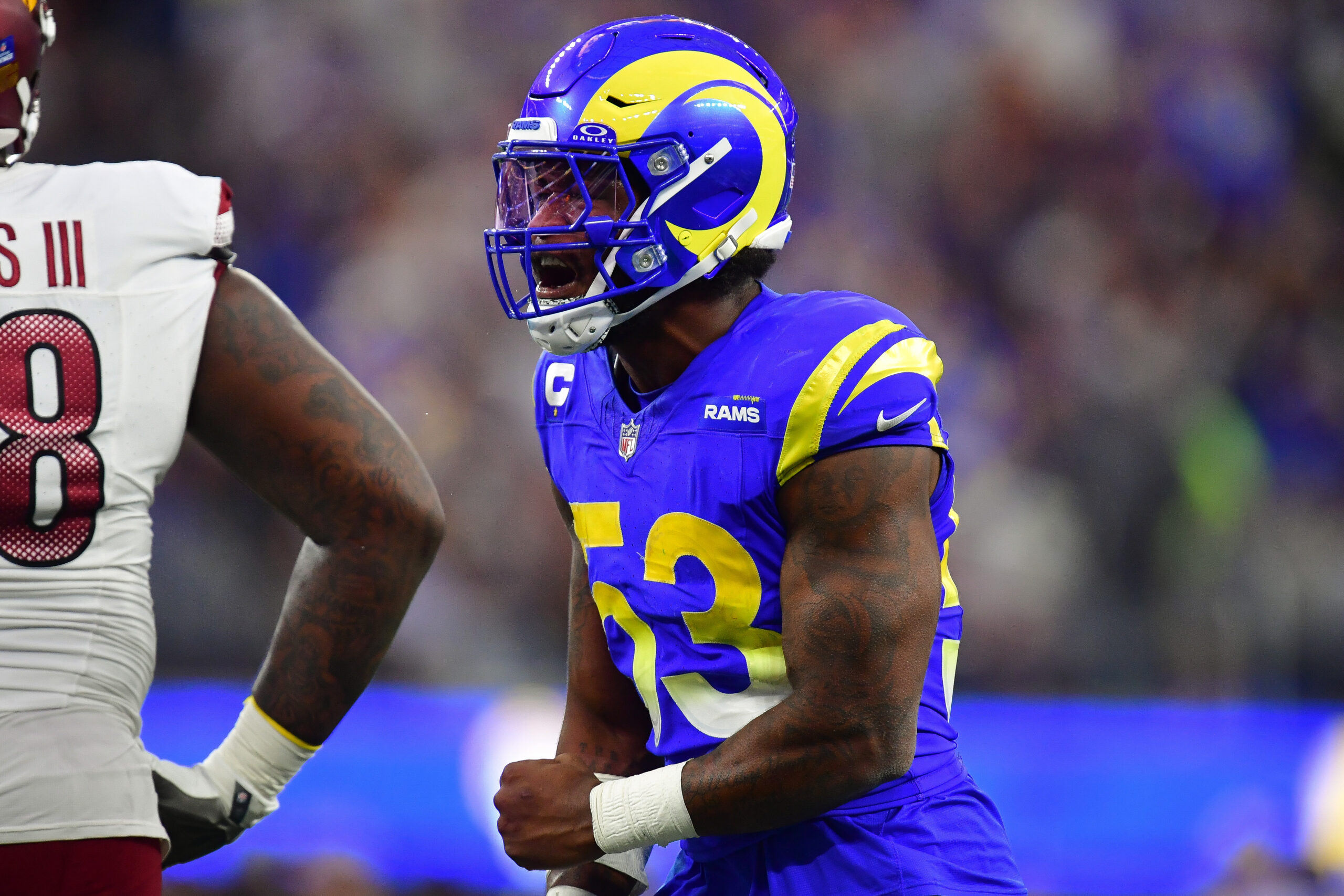 Ernest Jones Impresses On Day 1 of Los Angeles Rams Training Camp 3 NFL: Washington Commanders at Los Angeles Rams