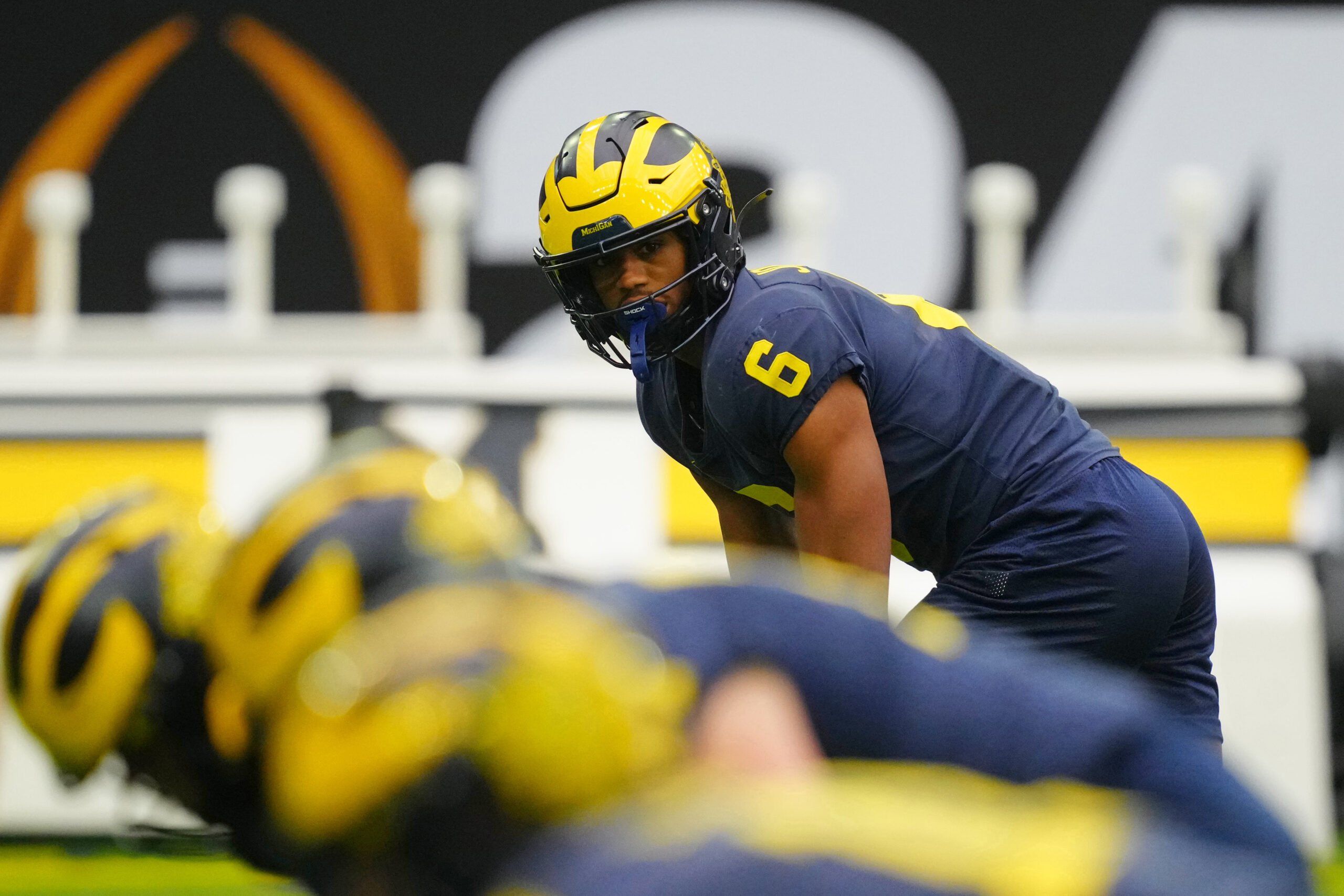 Los Angeles Chargers: Jim Harbaugh Cuts 2024 National Champion Wolverine 4 NCAA Football: CFP National Championship-Michigan Practice