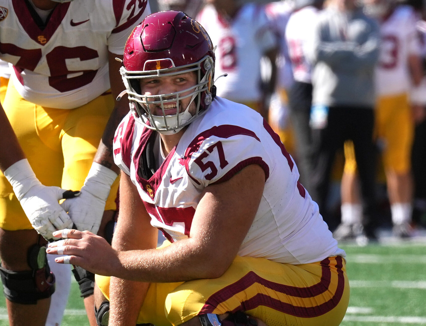 Los Angeles Rams Rookie Offensive Linemen Standouts In Preseason Action 3 NCAA Football: Southern California at California
