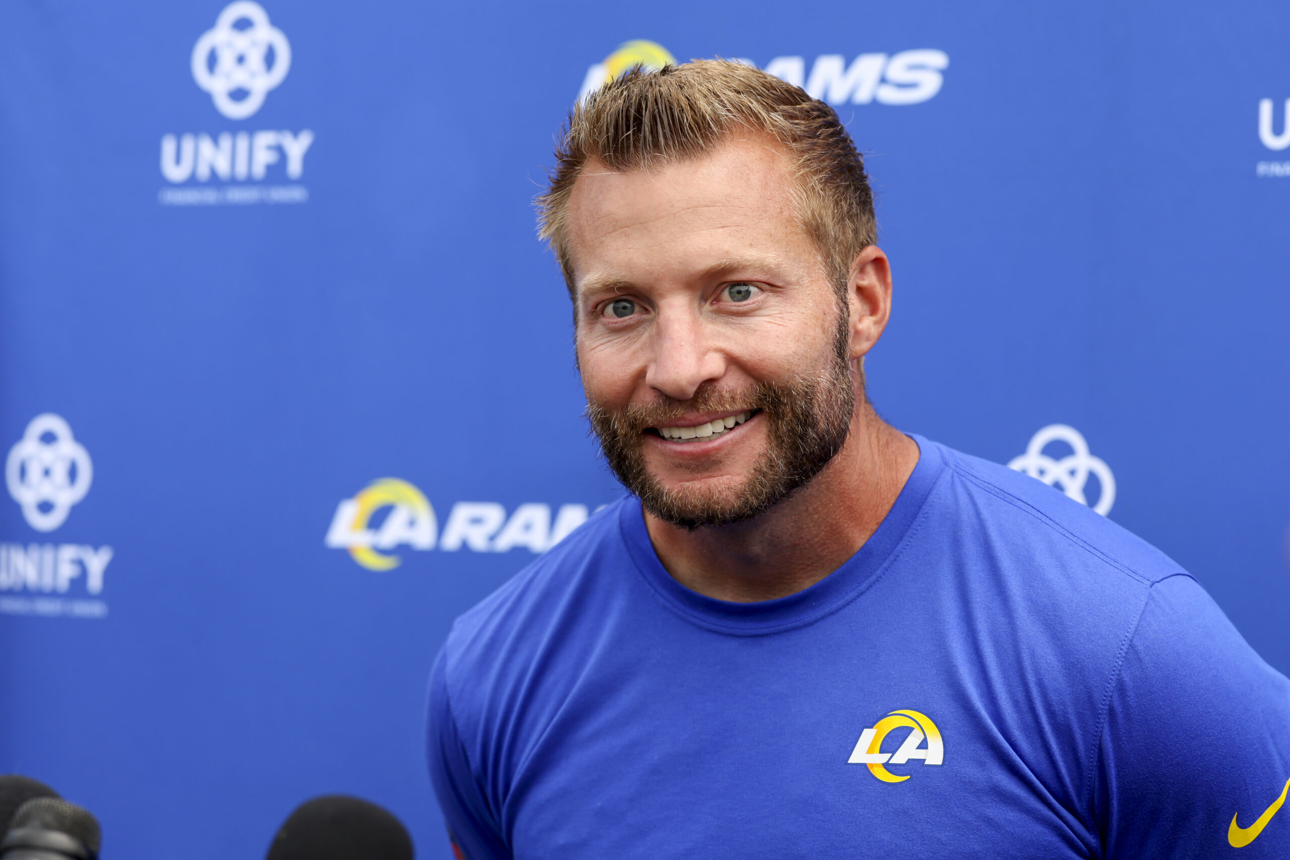 Sean McVay: Los Angeles Rams-Chargers Practice About Football, Not LA Rivalry 4 NFL: Los Angeles Rams Training Camp