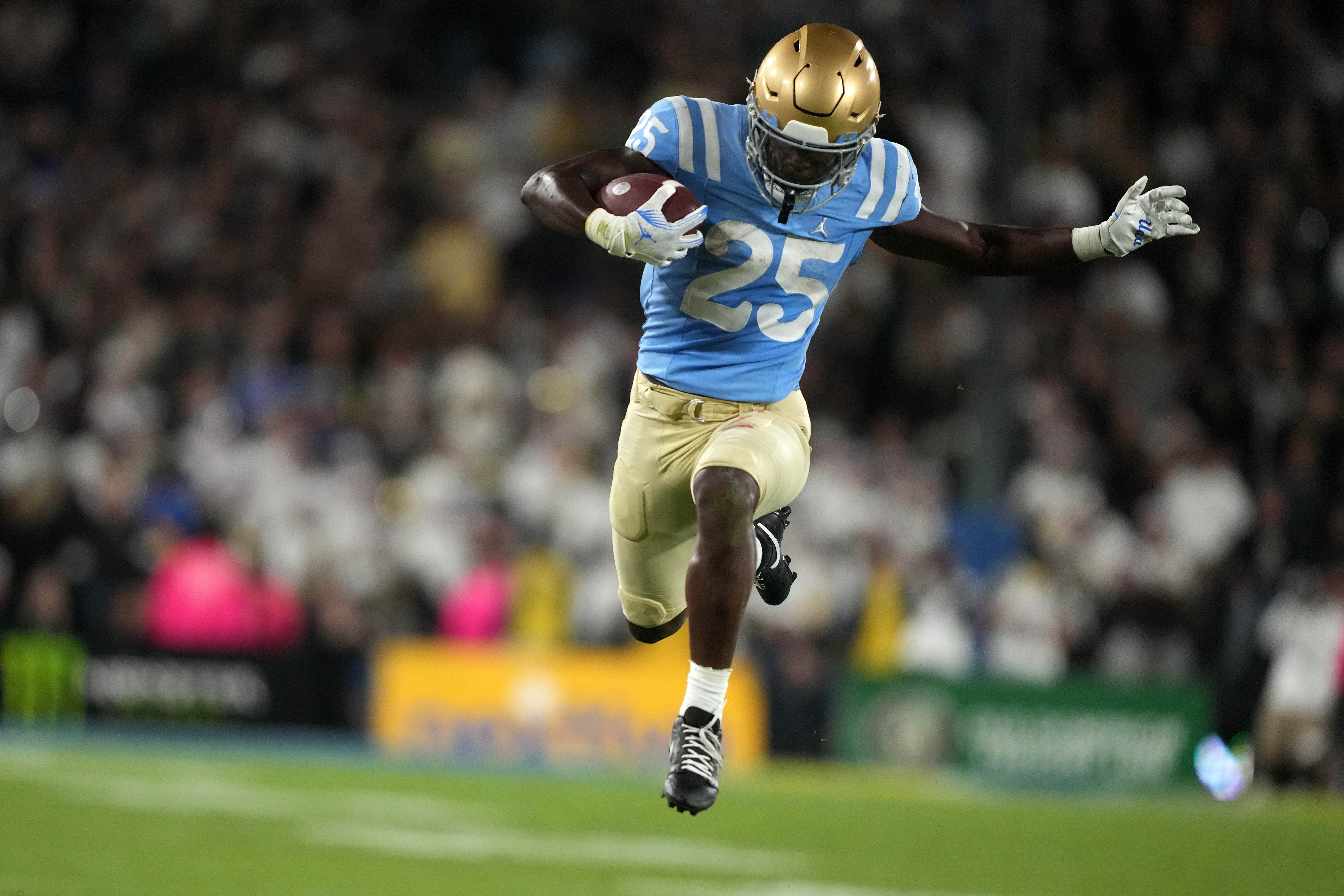UCLA Bruins Must Utilize This Offensive Weapon If They Hope To Beat Indiana Hoosiers 3 NCAA Football: Colorado at UCLA | UCLA Bruins Running Back TJ Harden