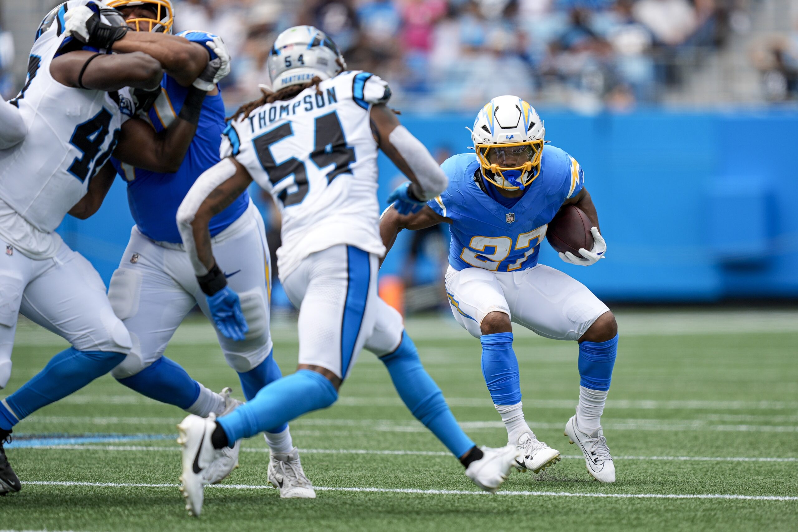 JK Dobbins' INCREDIBLE Start: Is He 2024's Comeback Player of the Year? 3 NFL: Los Angeles Chargers at Carolina Panthers