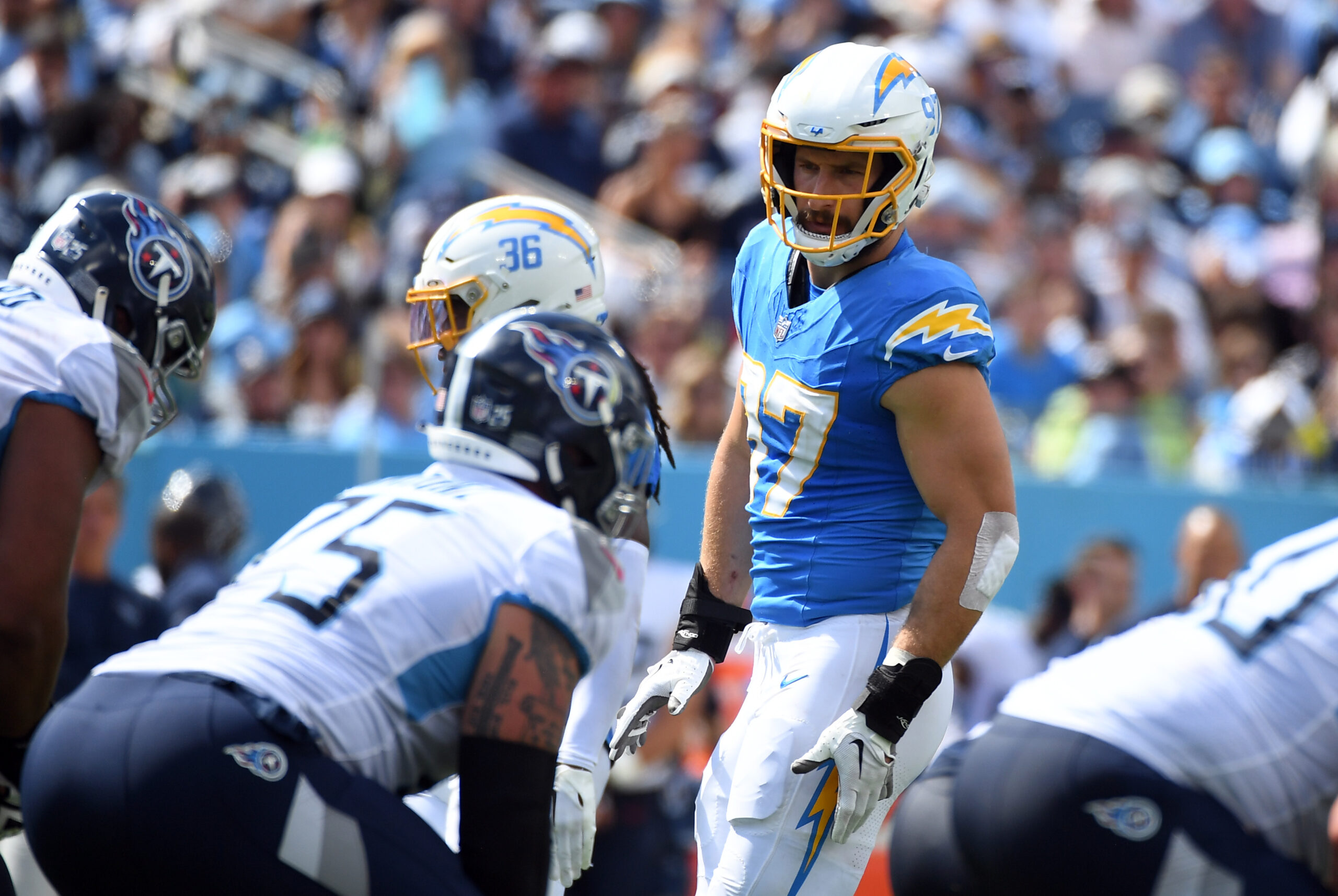 Khalil Mack: Chargers Defender is Unlike Any Teammate He's Had 3 NFL: Los Angeles Chargers at Tennessee Titans