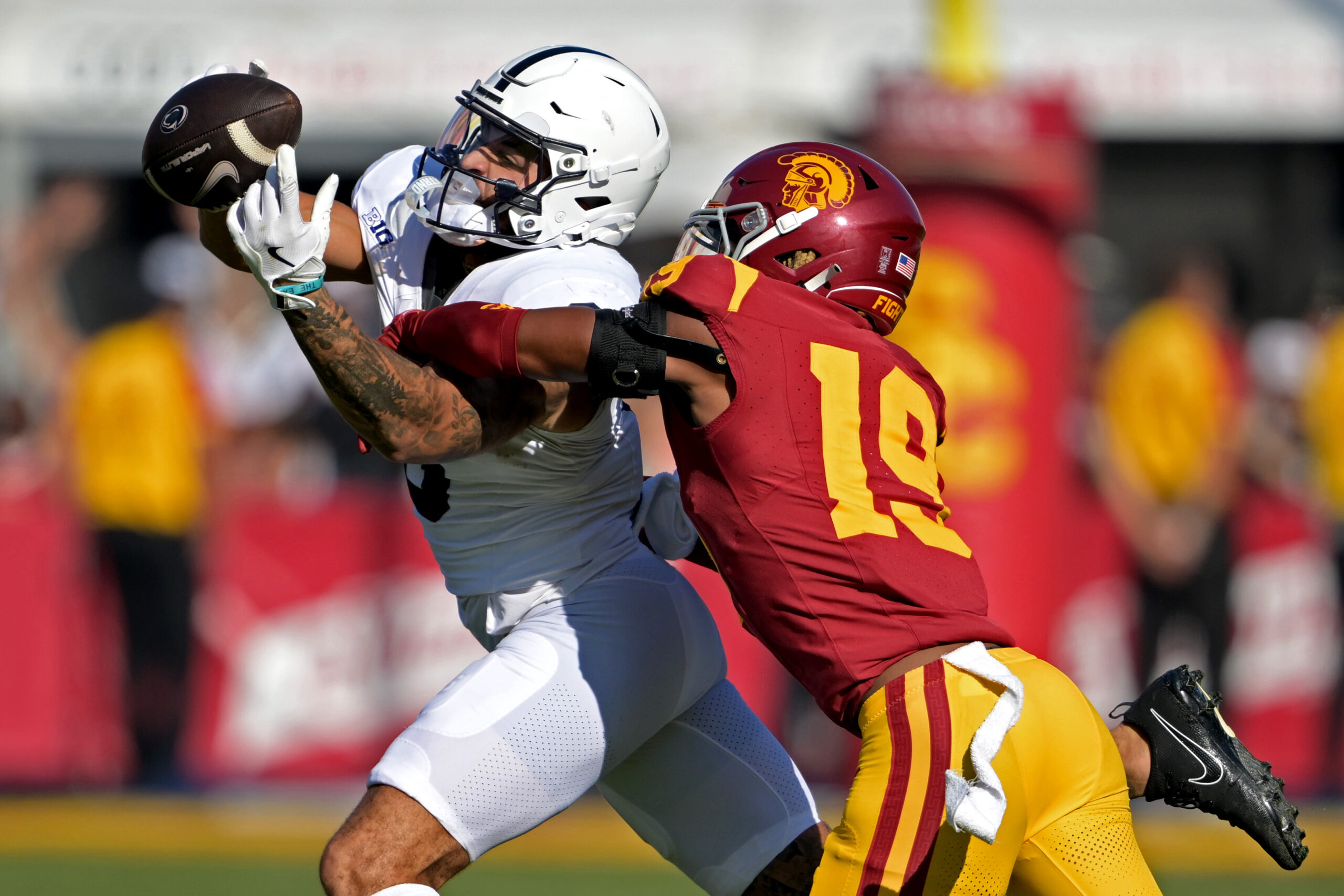 Trending That USC Trojans Will Be Without Multiple Key Starters Against Rutgers 3 NCAA Football: Penn State at Southern California | USC Trojans CB John Humphrey