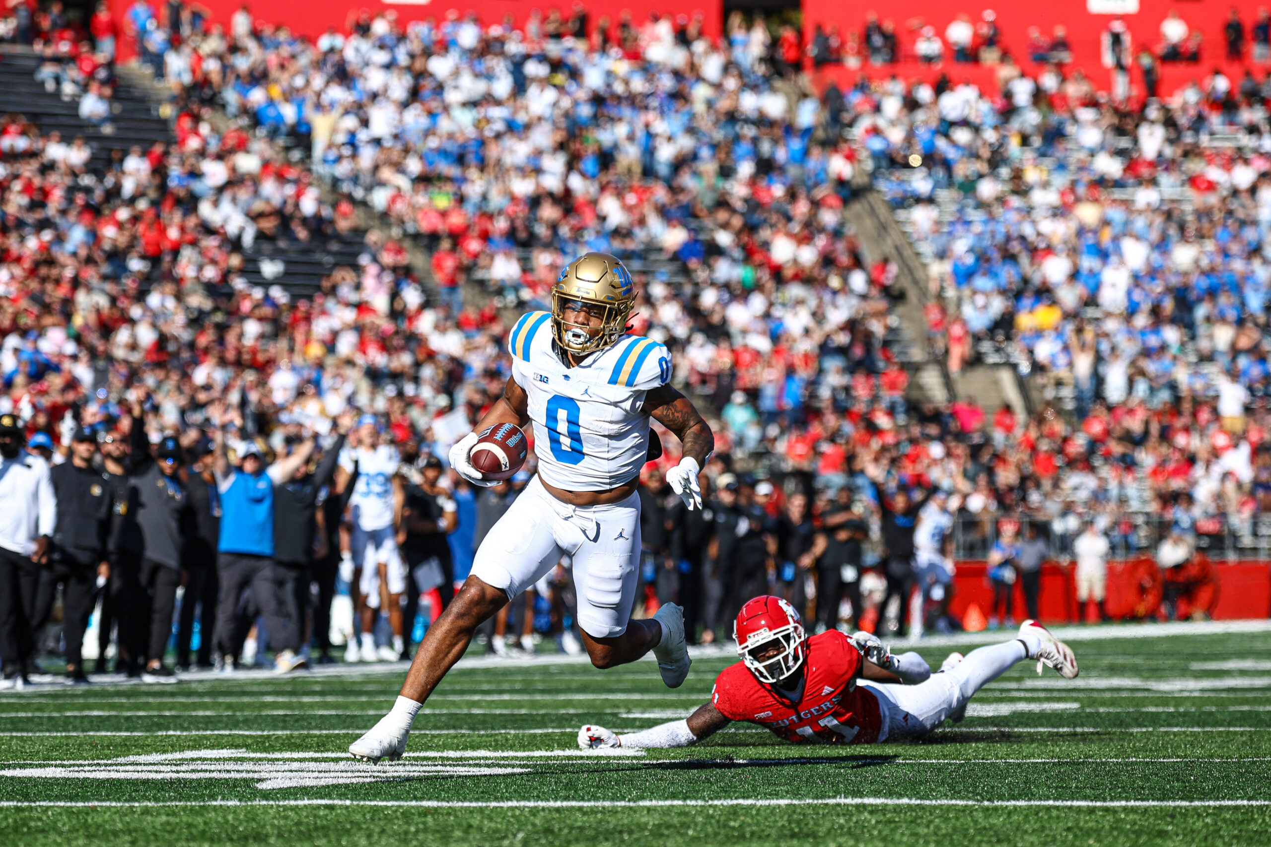 UCLA Bruins Biggest Highlights From Their 35-32 Win Over Rutgers 3 NCAA Football: UCLA Bruins at Rutgers