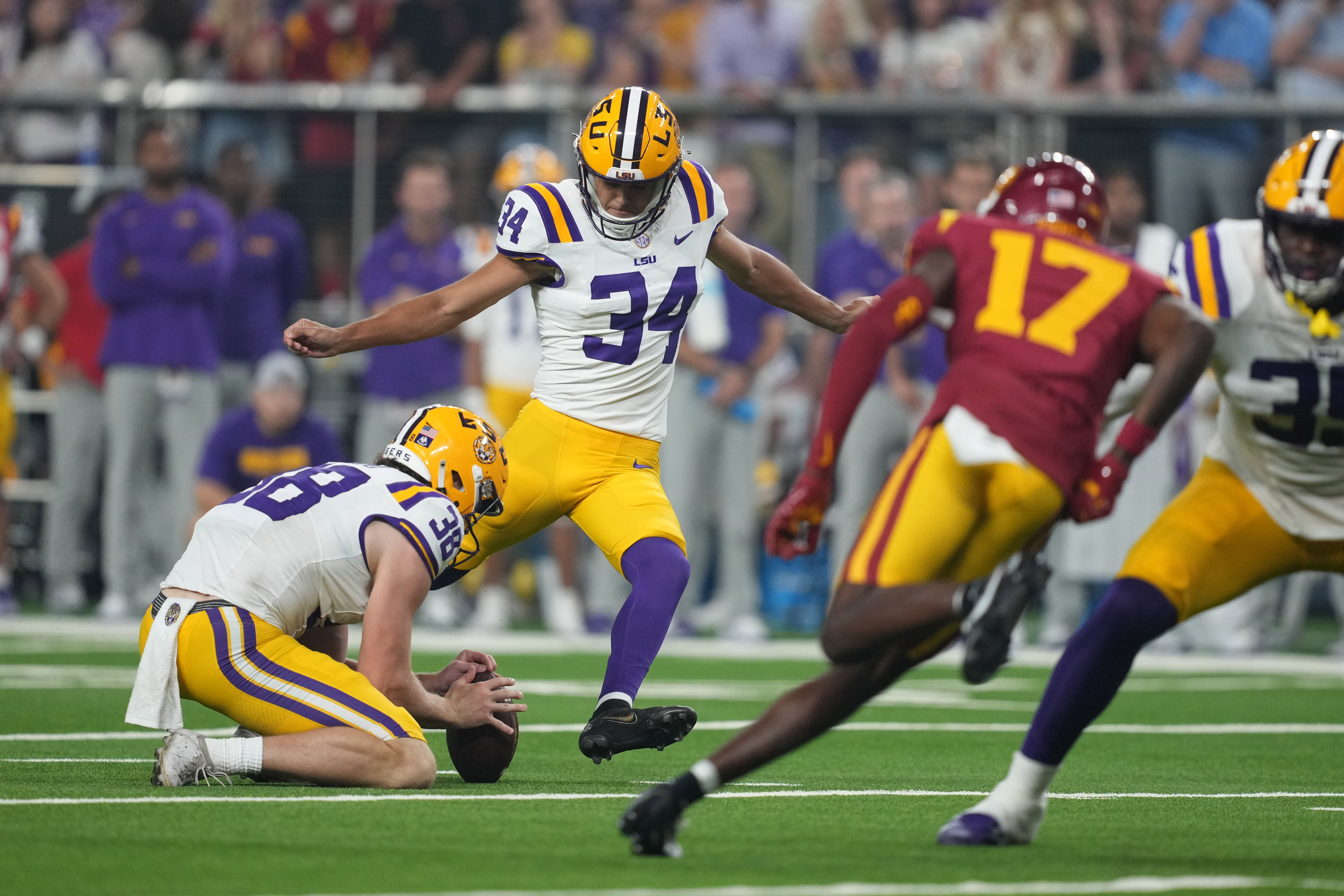NCAA Football: Vegas Kickoff Classic-Southern California at Louisiana State