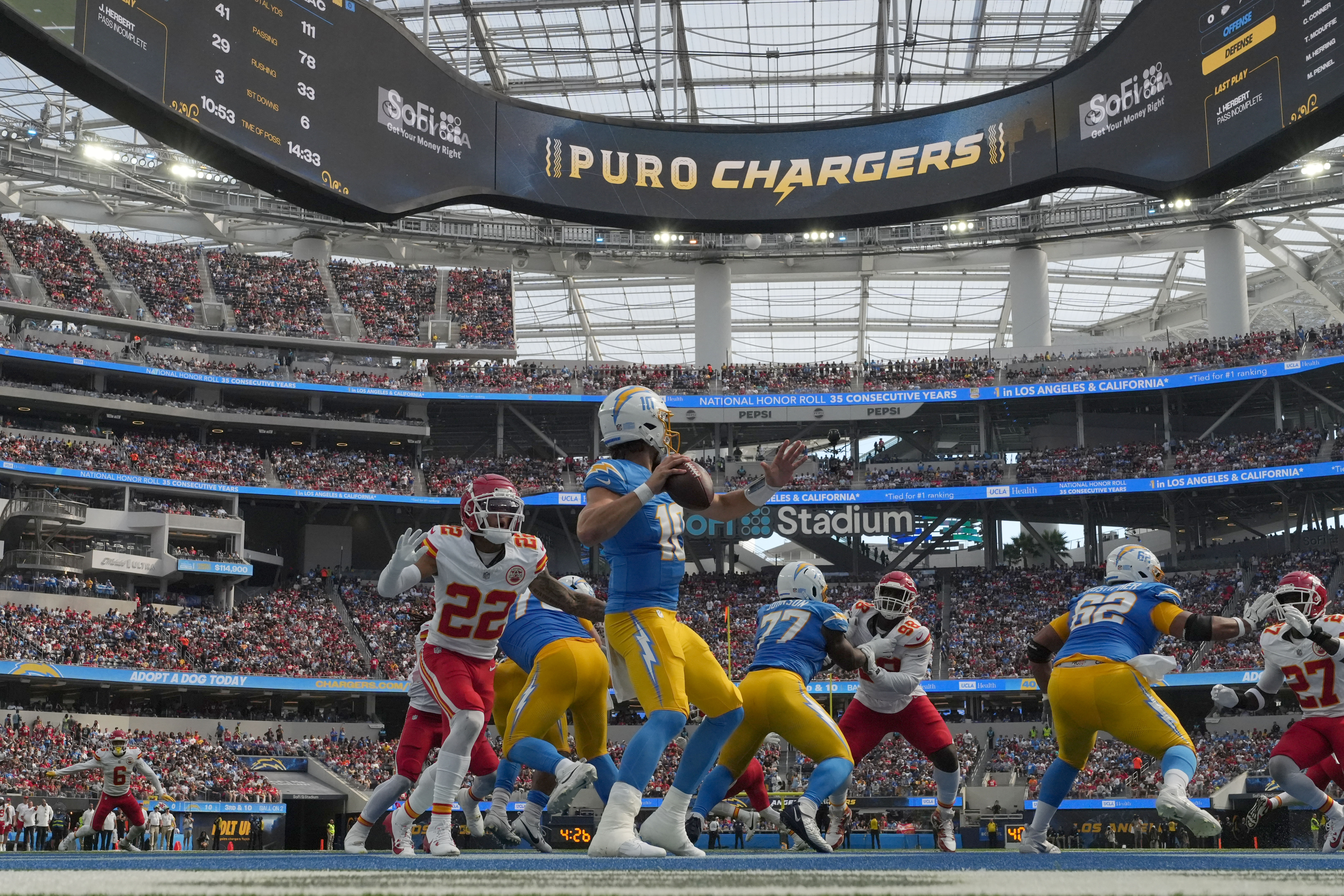 Justin Herbert Addresses Chargers' Offensive Struggles 5 NFL: Kansas City Chiefs at Los Angeles Chargers Justin Herbert