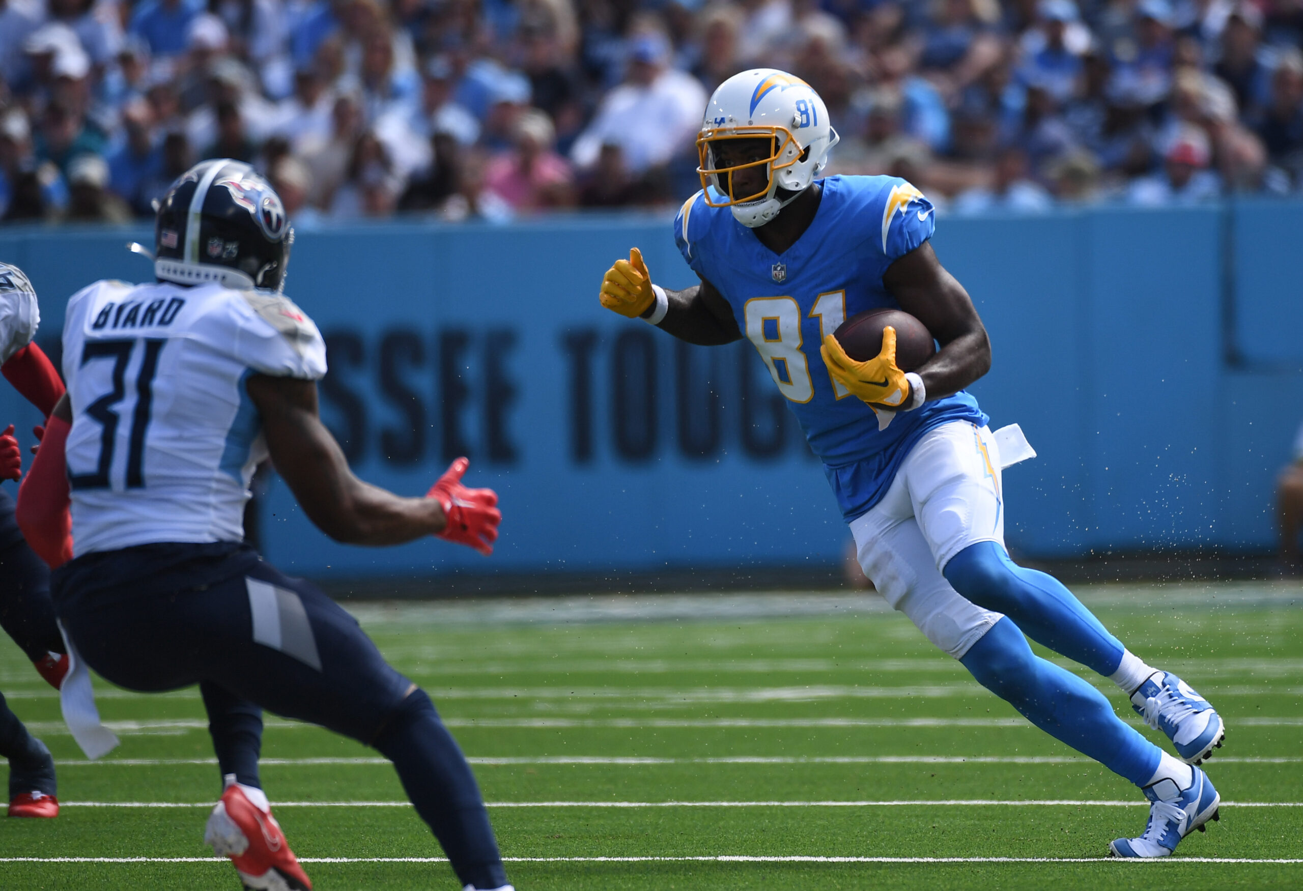 Chargers Active In WR Trade Talks 3 NFL: Los Angeles Chargers at Tennessee Titans