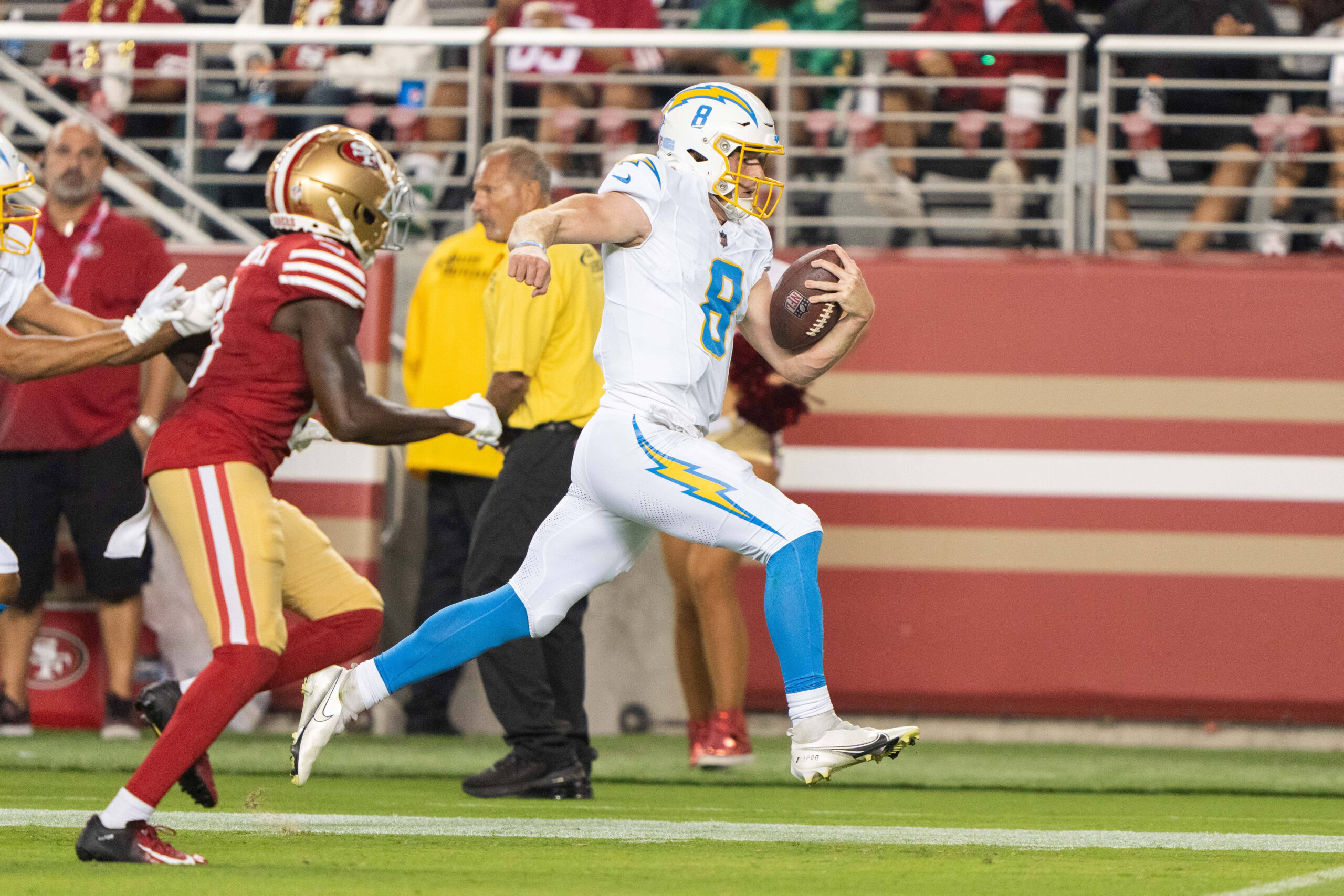 Former Chargers QB Gets Another Shot 3 NFL: Preseason-Los Angeles Chargers at San Francisco 49ers