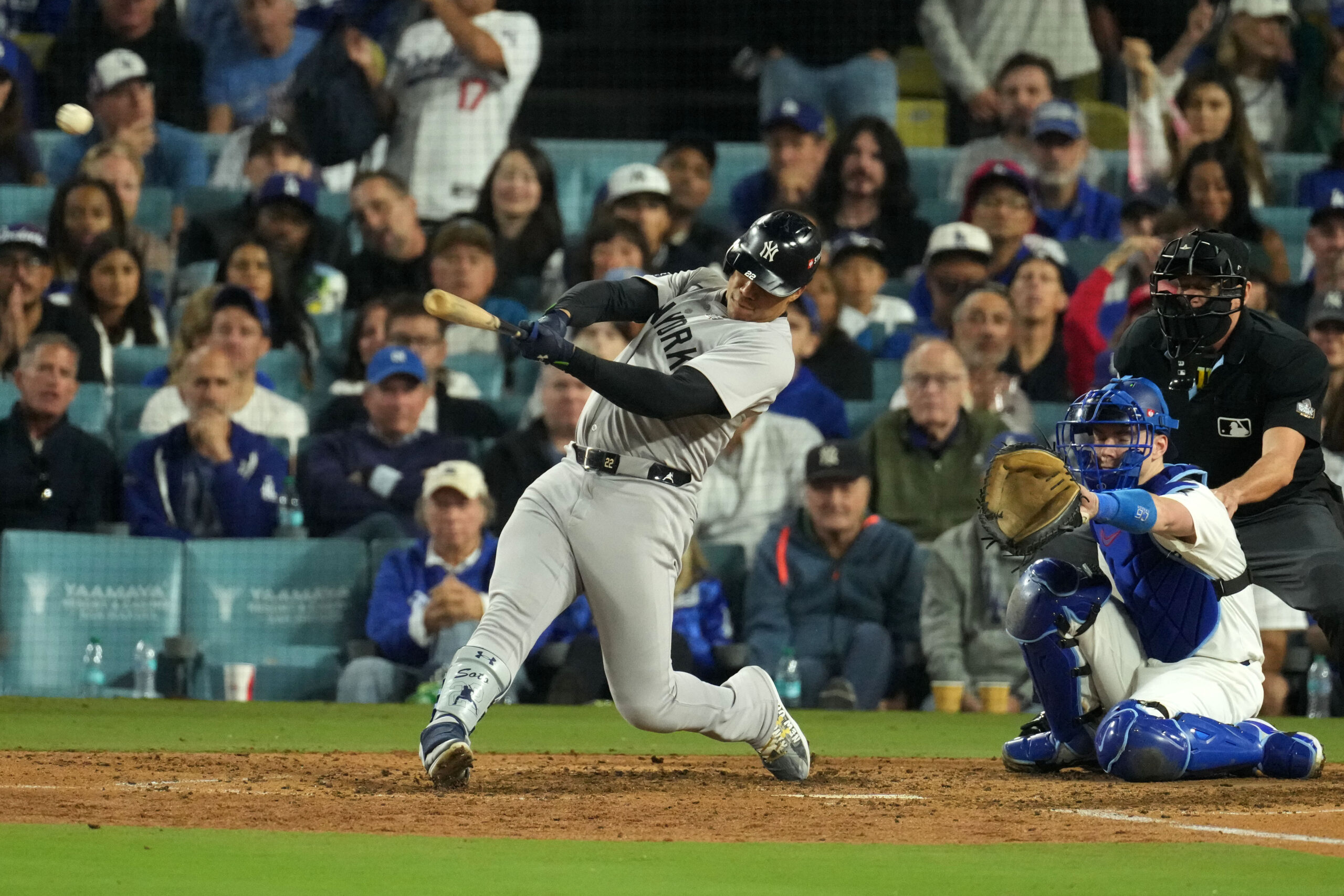 Los Angeles Dodgers Insider Reveals Why Team Might Be Able To Sign Juan Soto 3 MLB: World Series-New York Yankees at Los Angeles Dodgers | Juan Soto