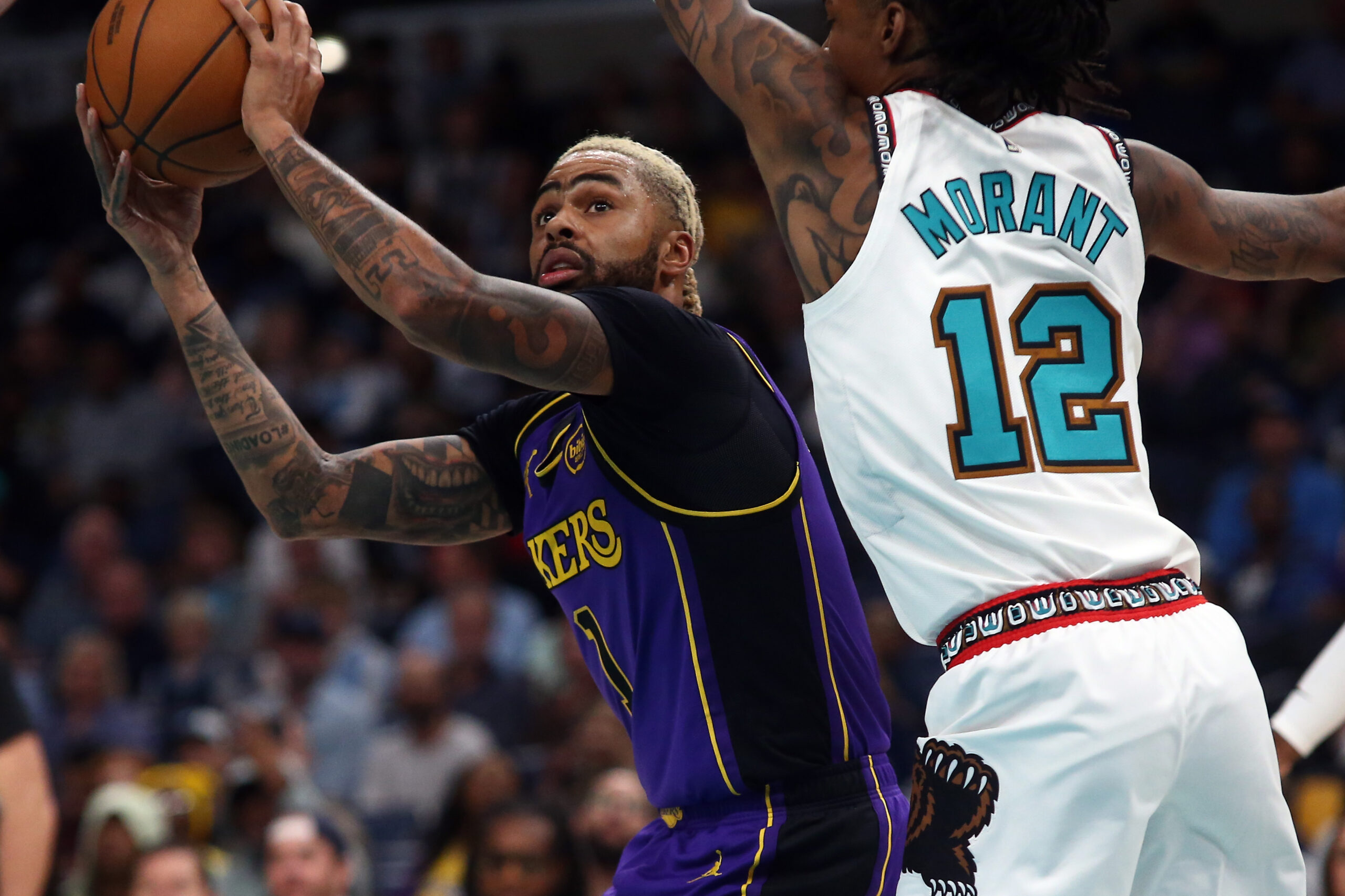 JJ Redick Puts D'Angelo Russell On The Chopping Block 3 NBA: Los Angeles Lakers at Memphis Grizzlies | D'Angelo Russell