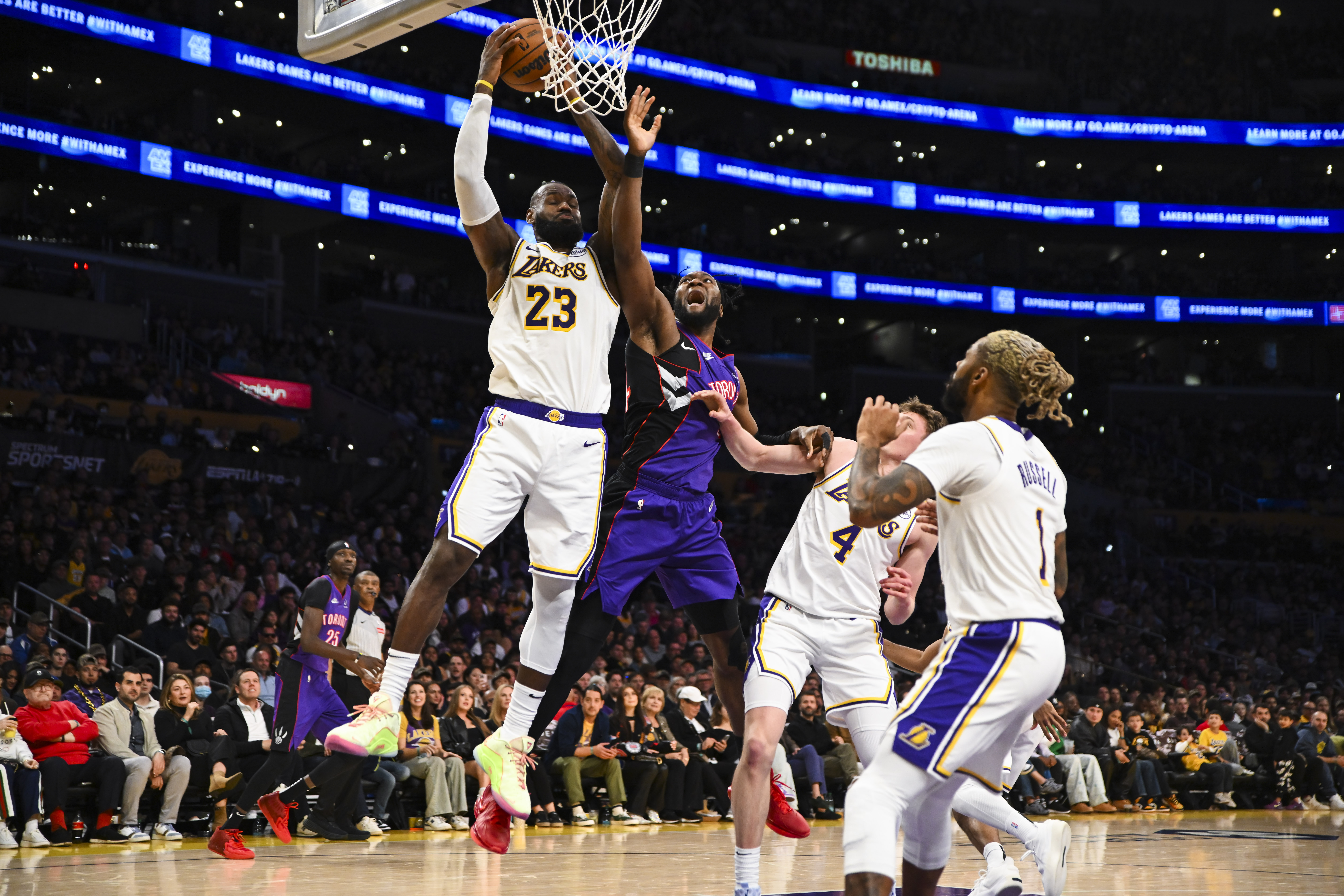 Age Is Just A Number For LeBron James As He Makes History...Yet Again 3 NBA: Toronto Raptors at Los Angeles Lakers | LeBron James