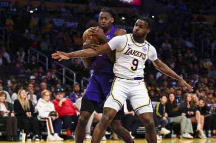 NBA: Toronto Raptors at Los Angeles Lakers | Bronny James
