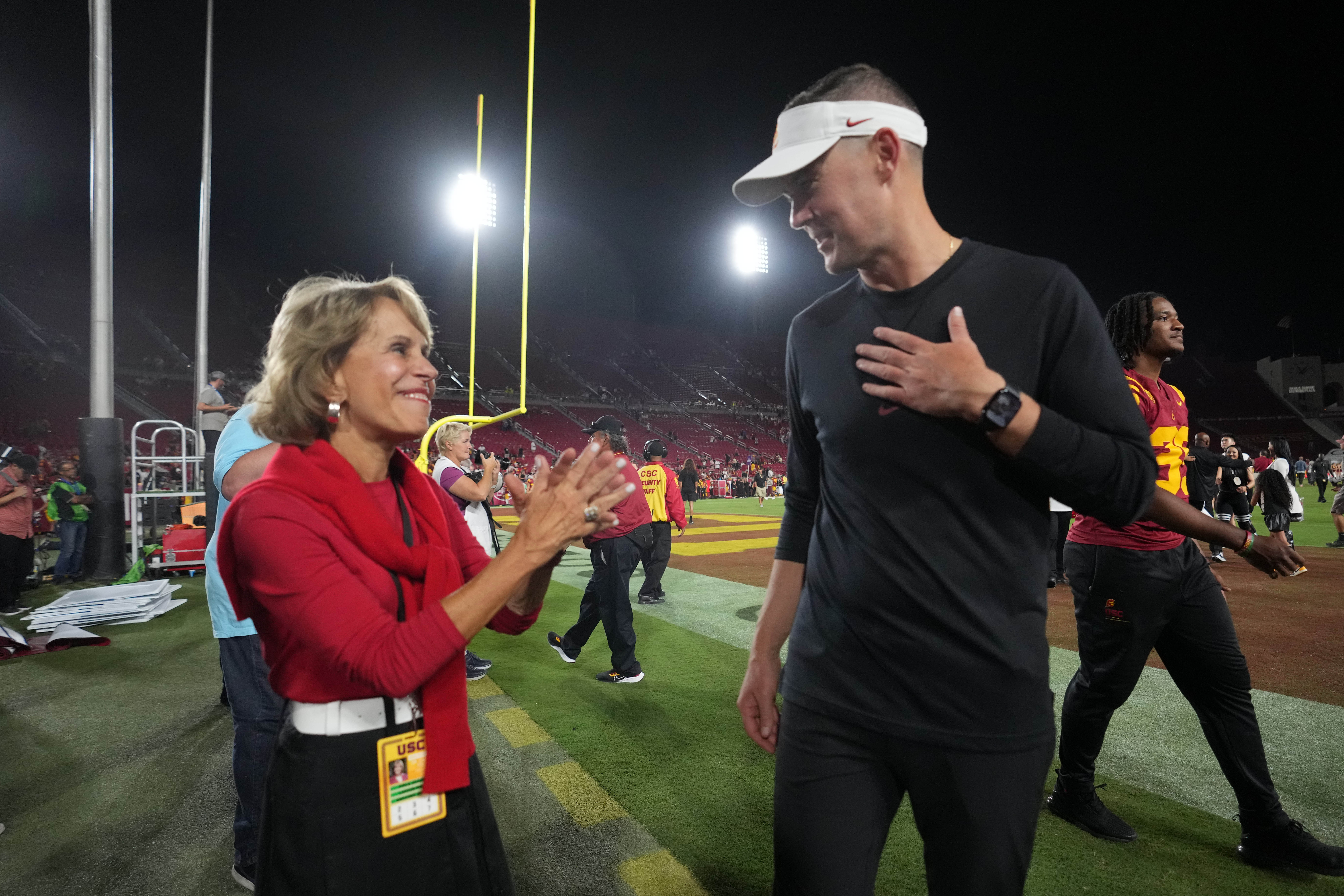 What Does The Change At The Top Of USC Trojans Mean For Lincoln Riley? 3 NCAA Football: Stanford at USC Trojans