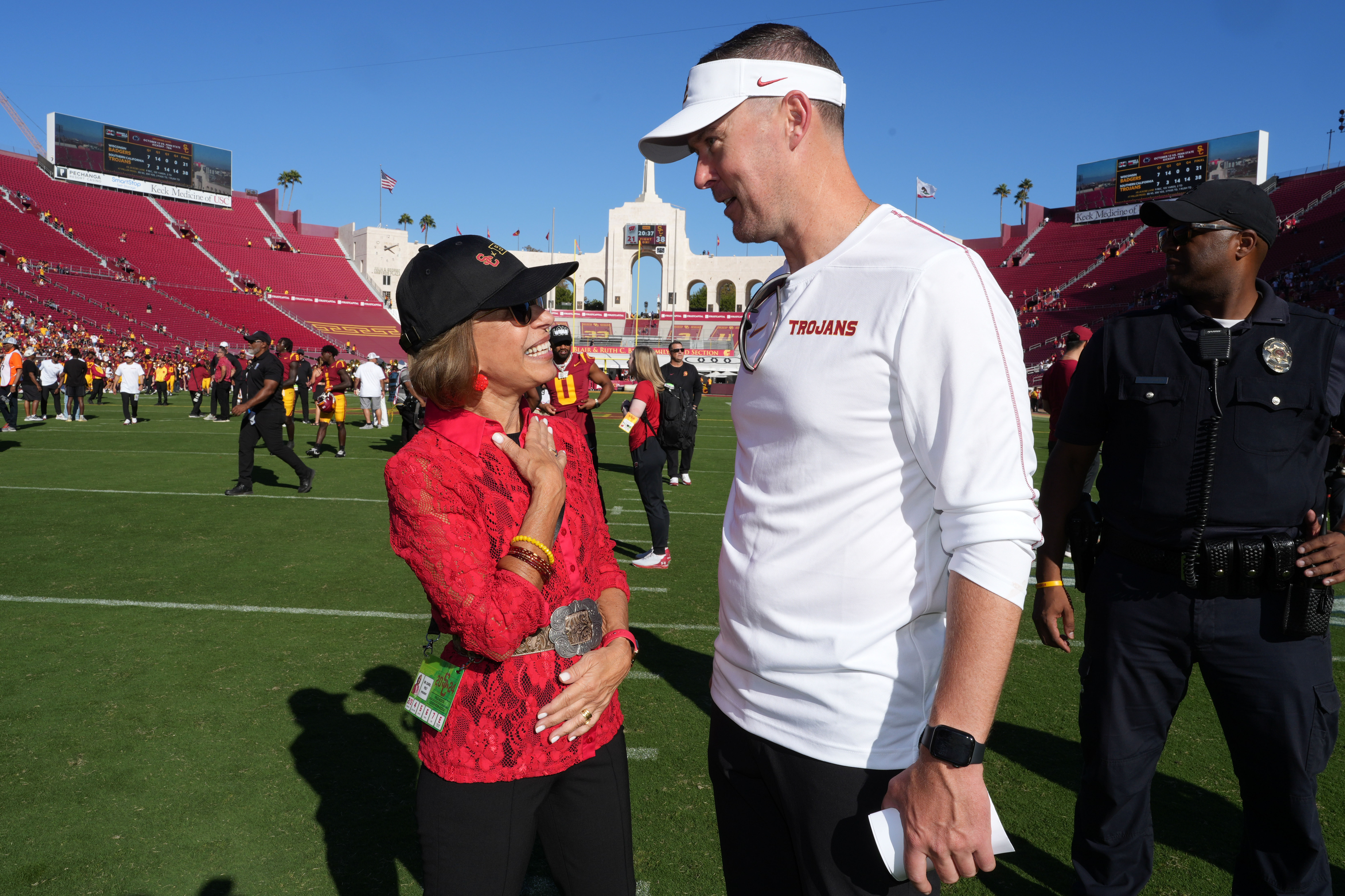 USC Trojans President, Carol Folt, Announces Retirement At End Of Academic Year 3 NCAA Football: Wisconsin at Southern California | Carol Folt And Lincoln Riley