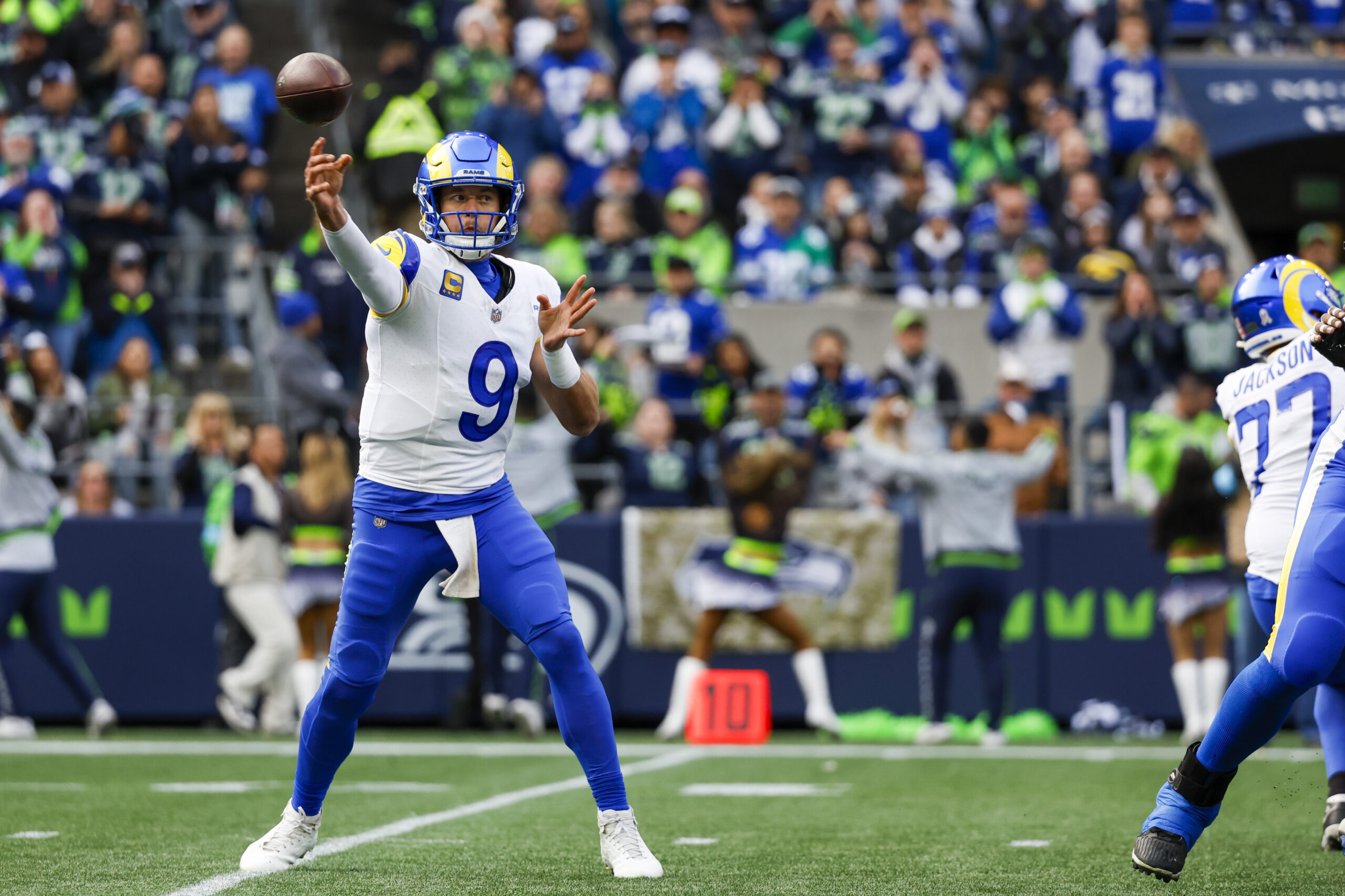 Matthew Stafford Continues To Etch His Name In History, Is He A Sure-Fire Hall Of Famer? 3 NFL: Los Angeles Rams at Seattle Seahawks | QB Matthew Stafford