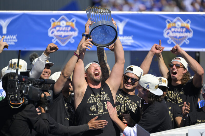 Dem Bums! Rival Accuses Los Angeles Dodgers Of Offensive Behavior 3 MLB: Los Angeles Dodgers-Championship Celebration
