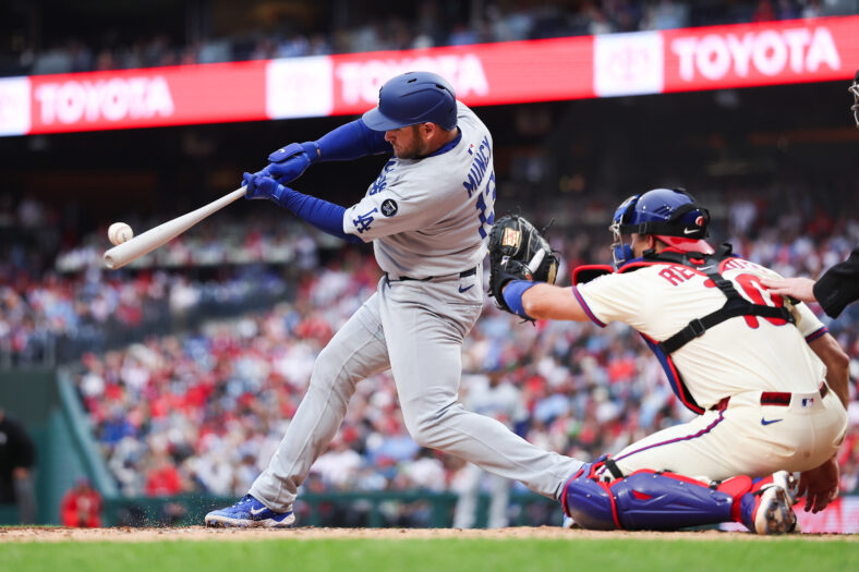 Los Angeles Dodgers' 3B Shares Results Of Torpedo Bat Test 3 MLB: Los Angeles Dodgers at Philadelphia Phillies