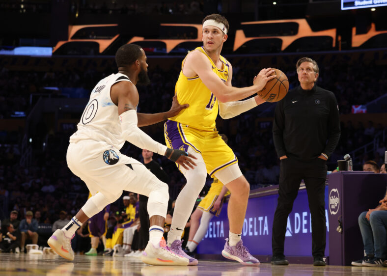 Los Angeles Lakers First-Round Playoff Matchup Set 3 NBA: Minnesota Timberwolves at Los Angeles Lakers