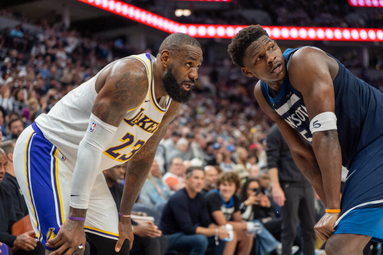 Anthony Edwards Sends Los Angeles Lakers Clear Definitive Message With Post-Game 4 Remarks 3 NBA: Playoffs-Los Angeles Lakers at Minnesota Timberwolves
