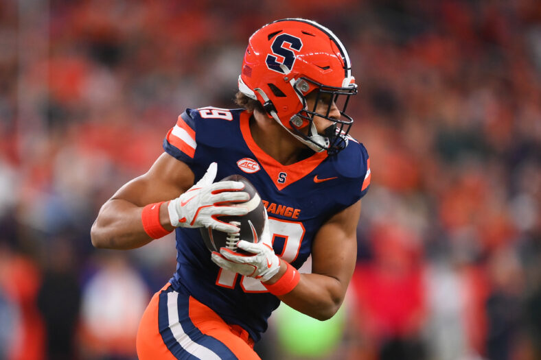 Los Angeles Chargers Secure Another Athletic Pass Catcher After Trading Up Into 5th Round 3 NCAA Football: Miami at Syracuse