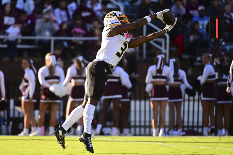 Las Vegas Raiders Address 2 Big Needs With 1st Round Trade In New Mock Draft 3 NCAA Football: Missouri at Mississippi State