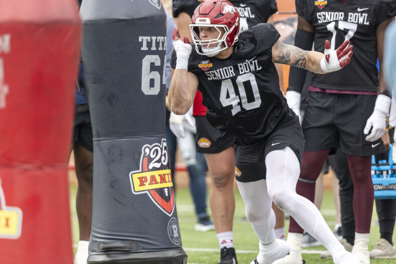 Los Angeles Chargers Prioritize Defensive Line In New Day 2 Mock Draft 3 NCAA Football: NCAA Senior Bowl Practice