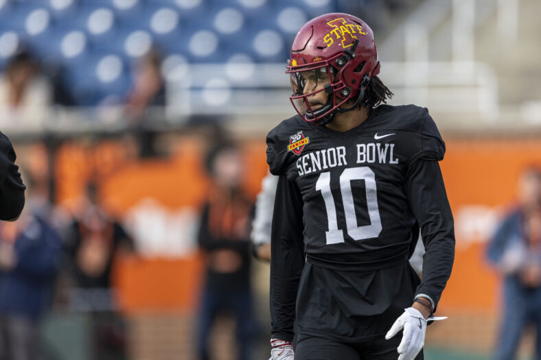 Las Vegas Raiders Draft Pick Named Top 5 Best Defensive Scheme Fits, According To Expert 3 NCAA Football: Senior Bowl