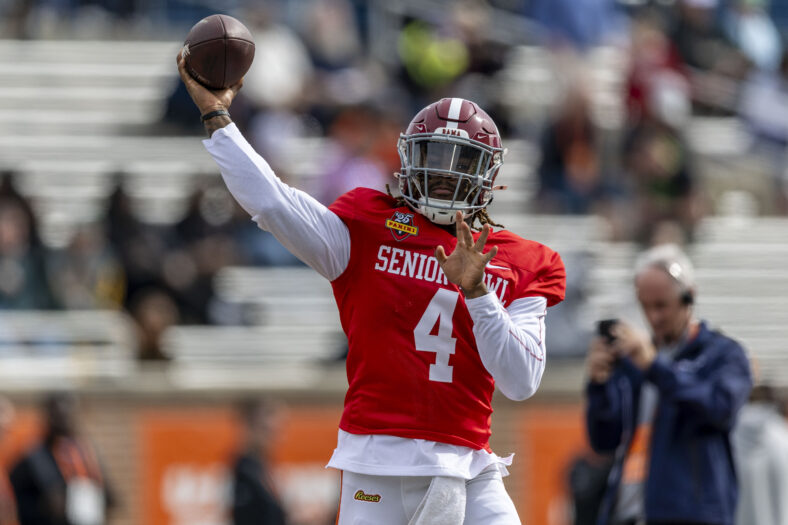 Los Angeles Rams Predicted To Take Quarterback With Next Pick 3 Los Angeles Rams Predicted To Select Quarterback Jalen Milroe With Pick 46