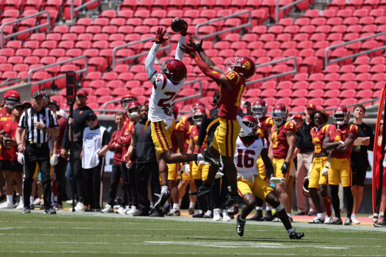 USC Trojans Shut Down Safety For Rest OF Spring, Per Lincoln Riley 3 USC Trojans Safety Christian Pierce Shut Down For Rest Of Spring Camp