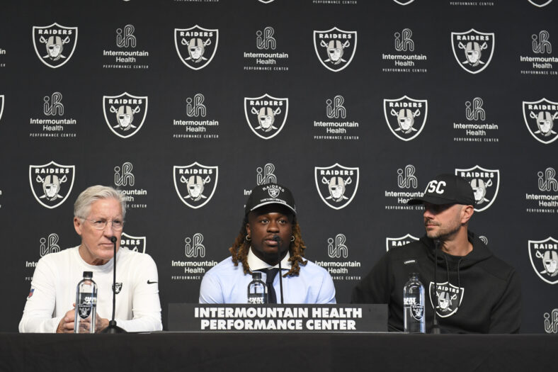 After Trading Back, The Raiders Make A Shocking Move 3 NFL: Las Vegas Raiders-Ashton Jeanty Press Conference