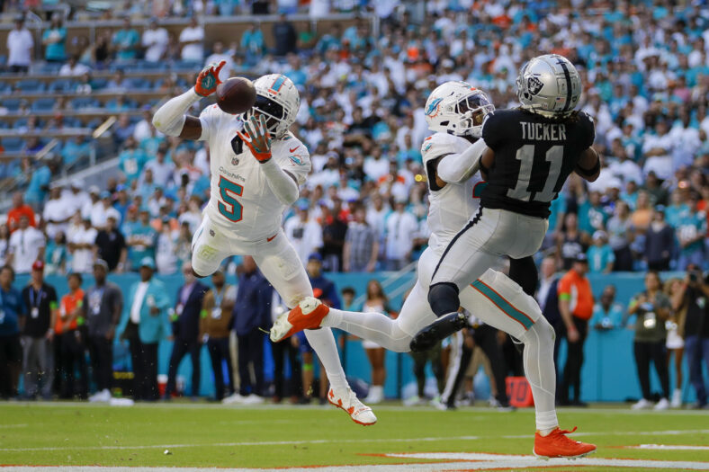 Las Vegas Raiders Provided Realistic Trade Proposal For Jalen Ramsey 3 NFL: Las Vegas Raiders at Miami Dolphins