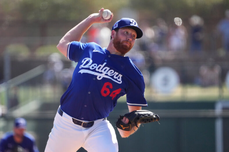 Surprise SP Joins Dodgers' As Bullpen Gasps for Air, Growing Emergency 3 MLB: Spring Training-San Francisco Giants at Los Angeles Dodgers