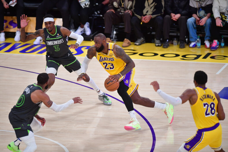 NBA: Playoffs-Minnesota Timberwolves at Los Angeles Lakers