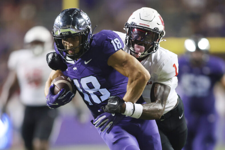 Las Vegas Raiders New Weapon Shares Impressive Update After Rookie Minicamp 4 NCAA Football: Houston at Texas Christian