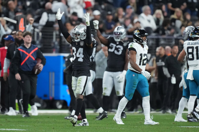 Las Vegas Raiders Insider Names Hot Defenders To Watch This Spring 3 NFL: Jacksonville Jaguars at Las Vegas Raiders