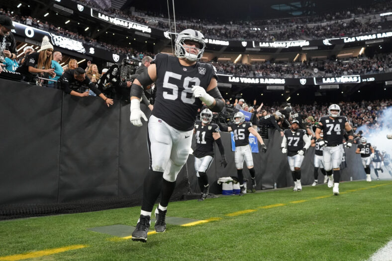 Las Vegas Raiders Star Humbled By NFL Veteran After Perfect Pass-Pro Record Snapped 3 NFL: Jacksonville Jaguars at Las Vegas Raiders
